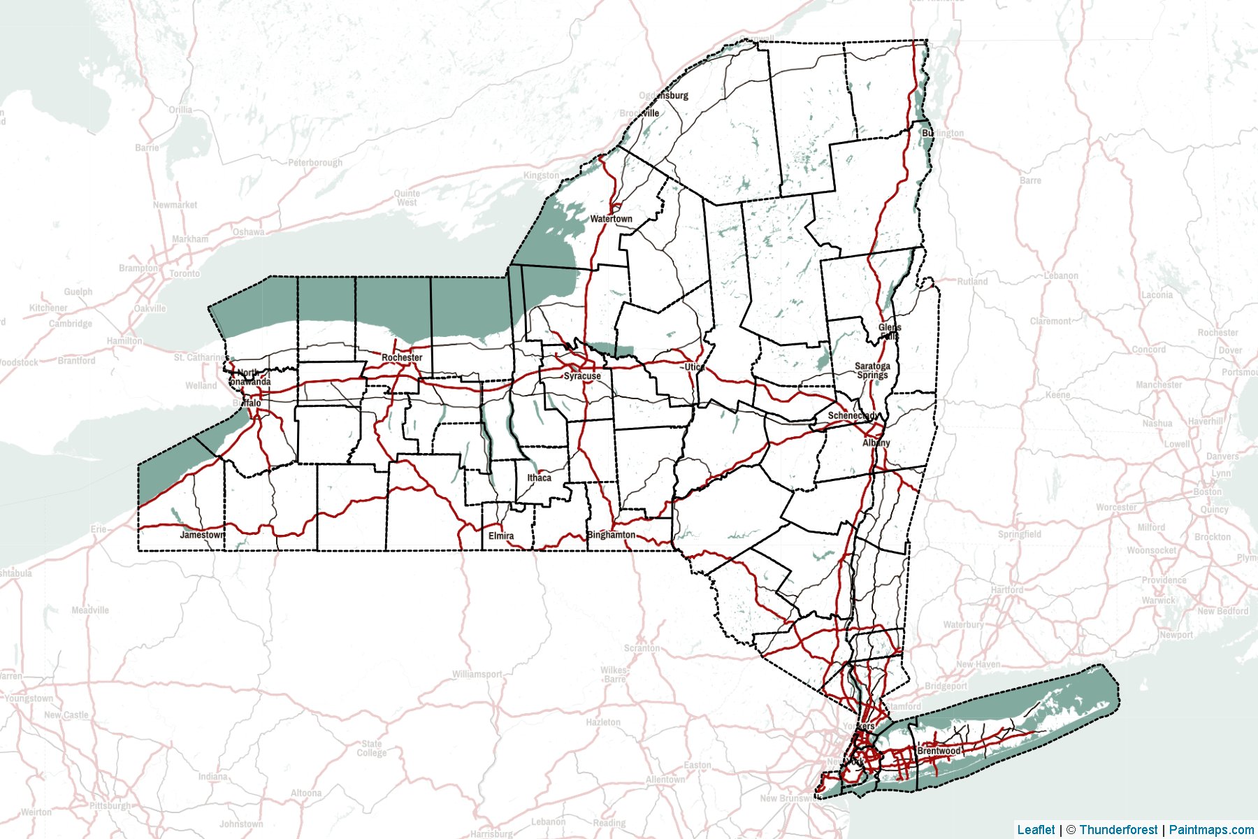 New York (United States) Map Cropping Samples-2