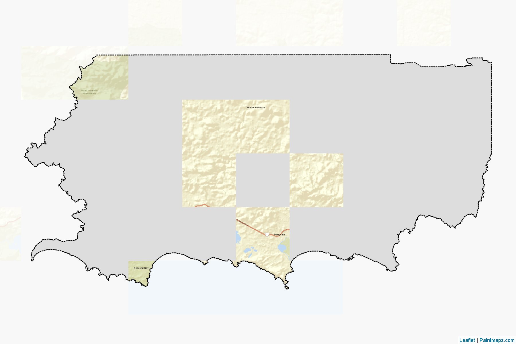 Denmark (Western Australia) Map Cropping Samples-2