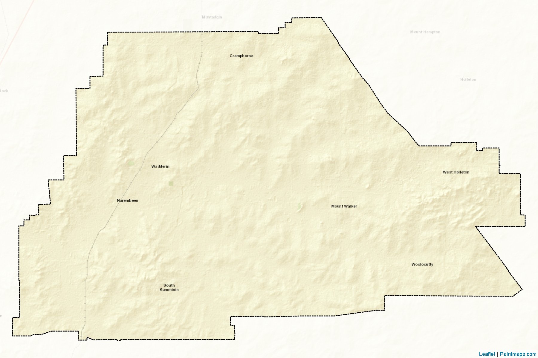 Narembeen (Western Australia) Map Cropping Samples-2