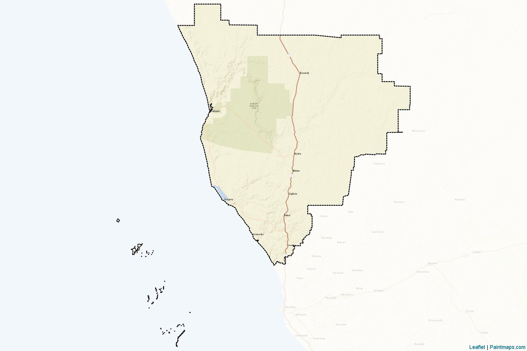 Northampton (Western Australia) Map Cropping Samples-2