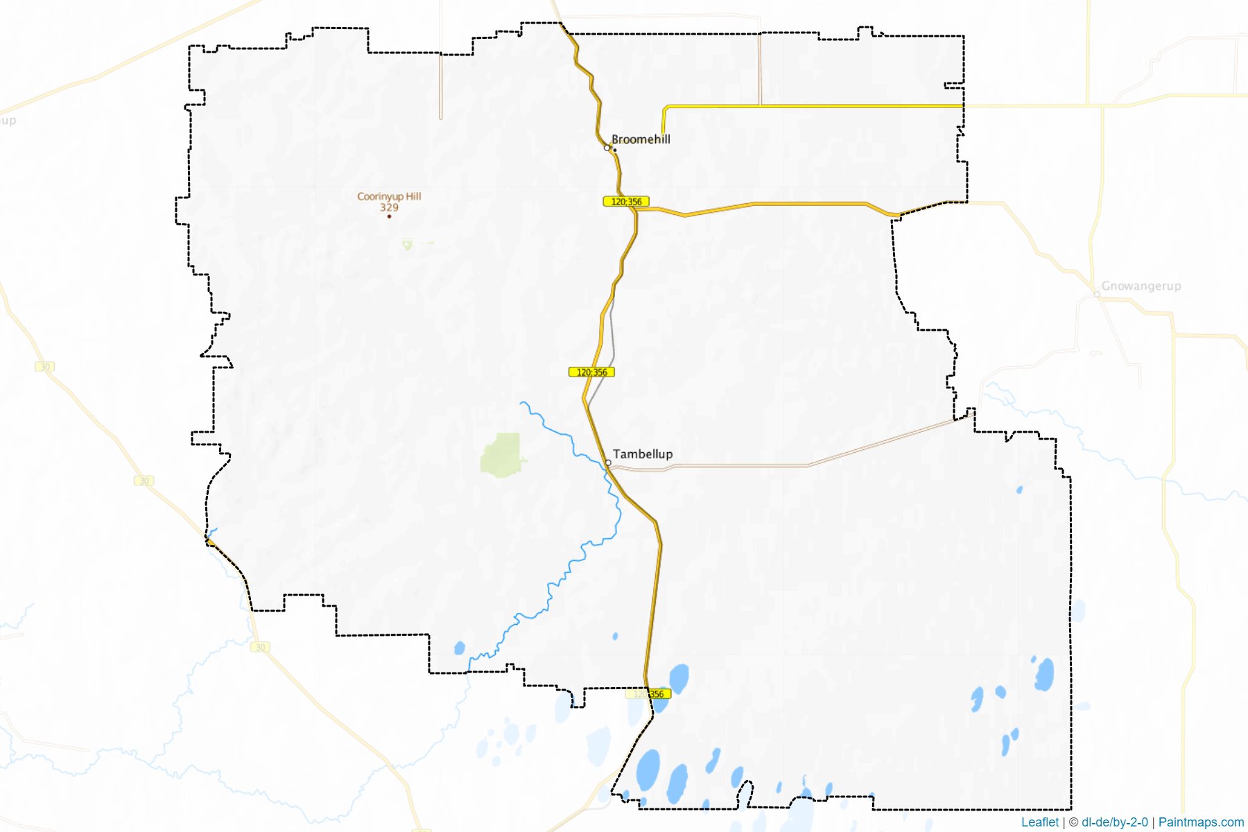 Muestras de recorte de mapas Broomehill-Tambellup (Western Australia)-1