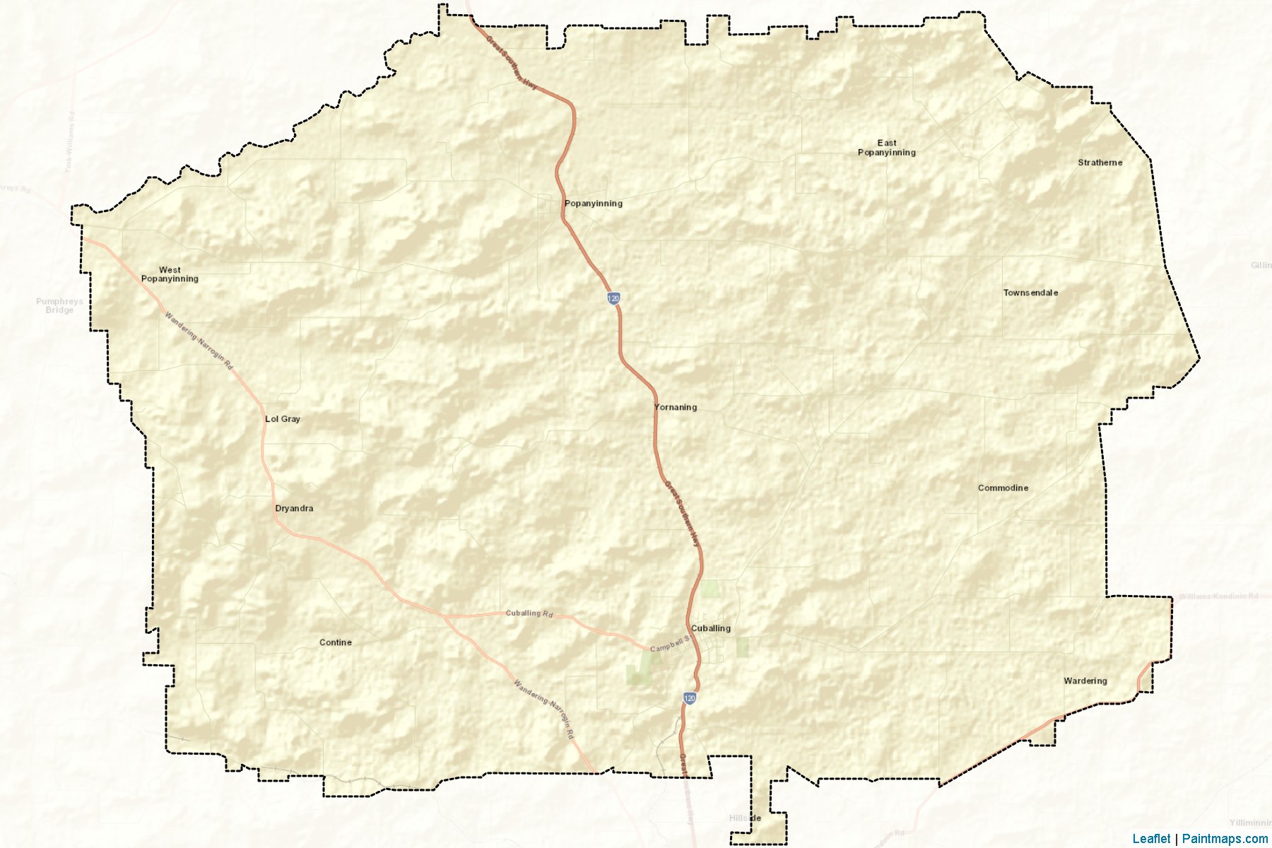 Muestras de recorte de mapas Cuballing (Western Australia)-2