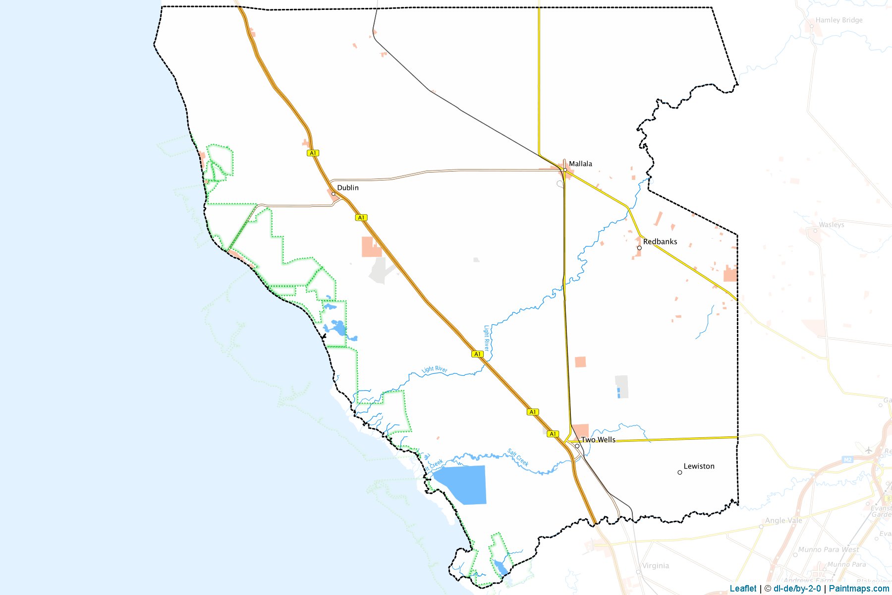 Mallala (South Australia) Map Cropping Samples-1