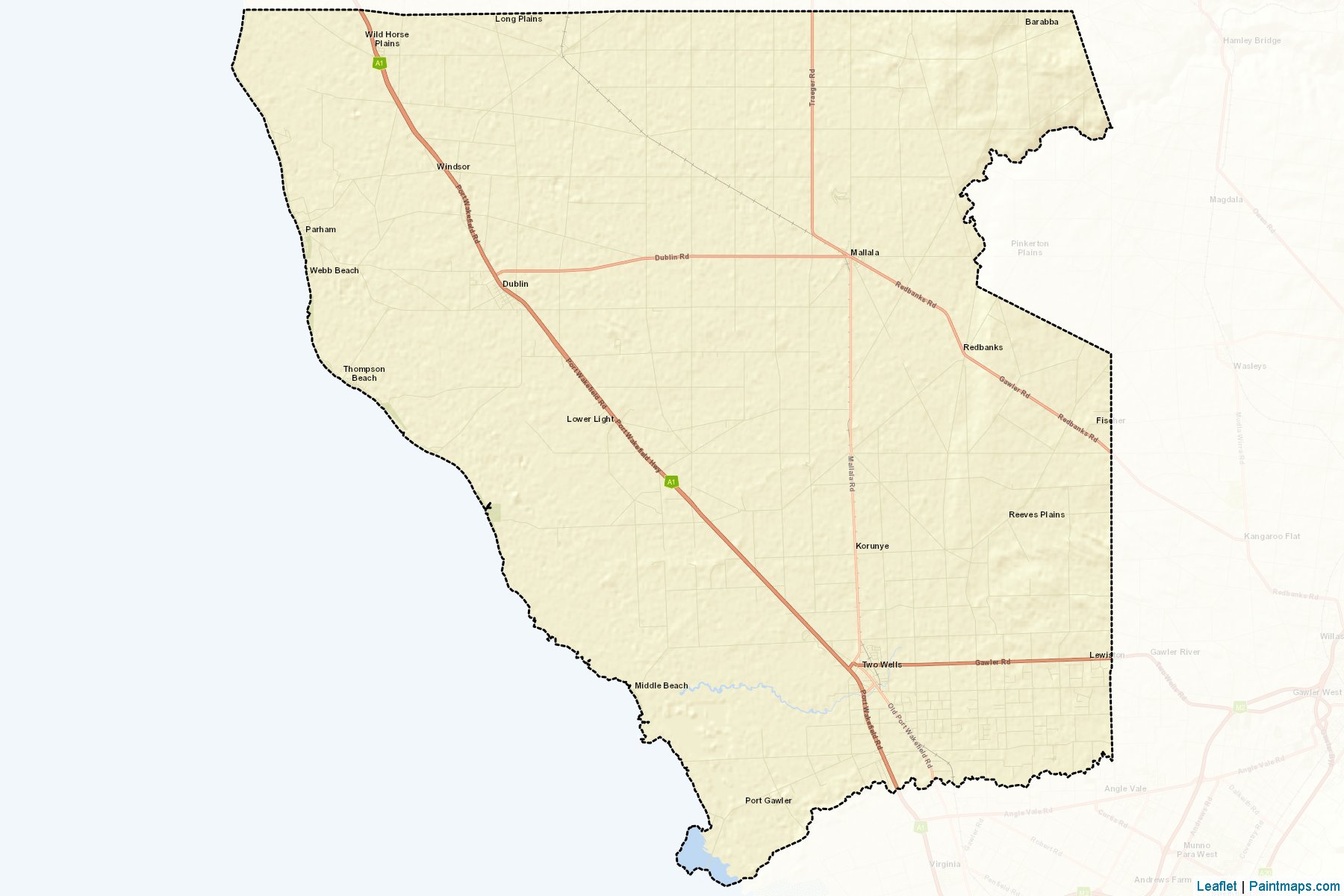 Mallala (South Australia) Map Cropping Samples-2