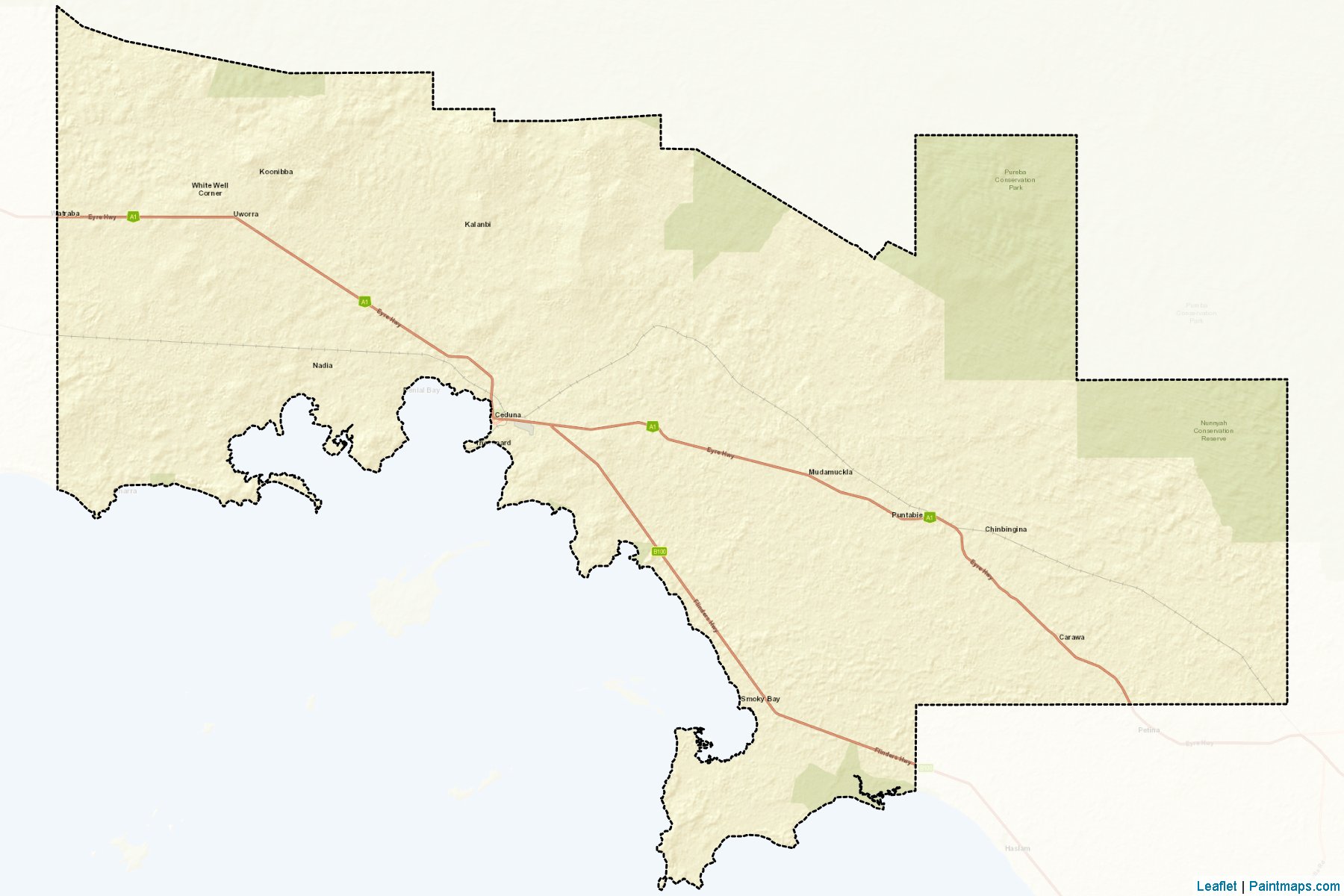 Ceduna (South Australia) Map Cropping Samples-2