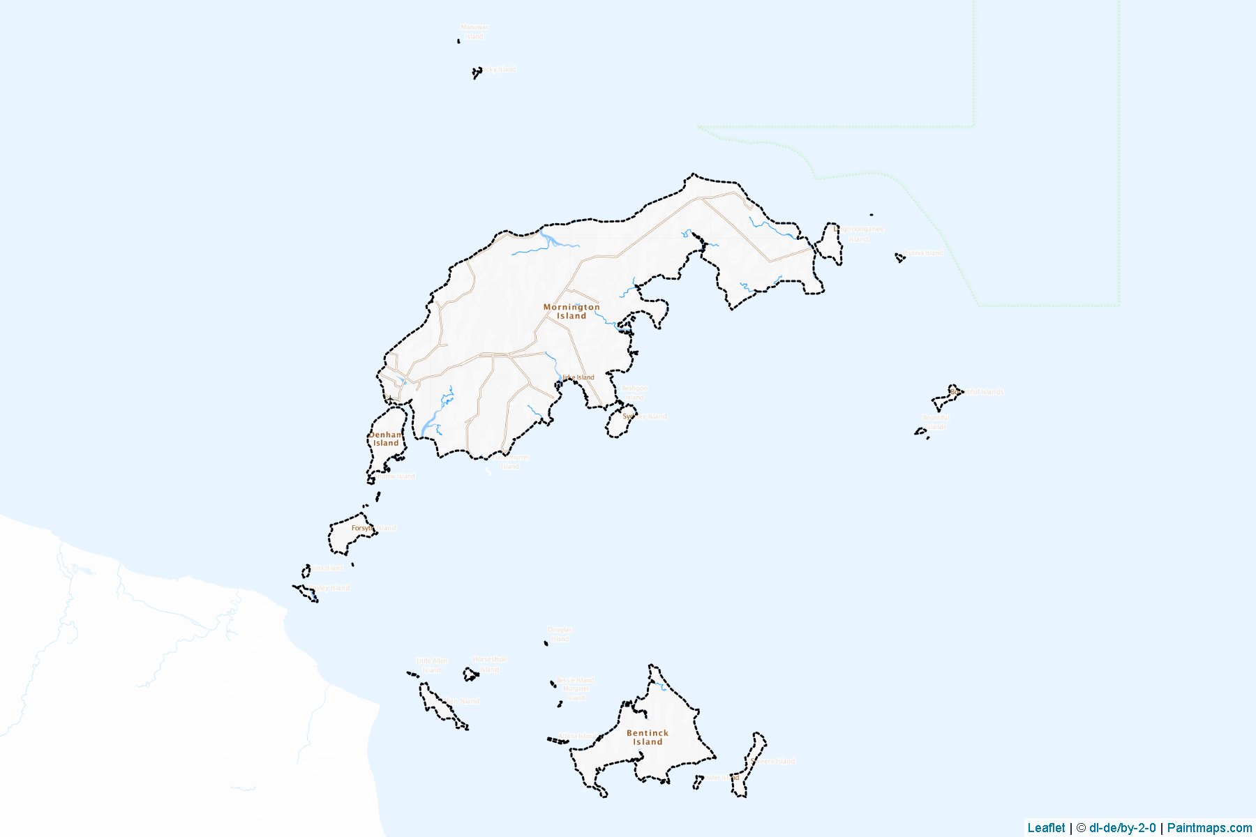 Mornington (Queensland) Map Cropping Samples-1