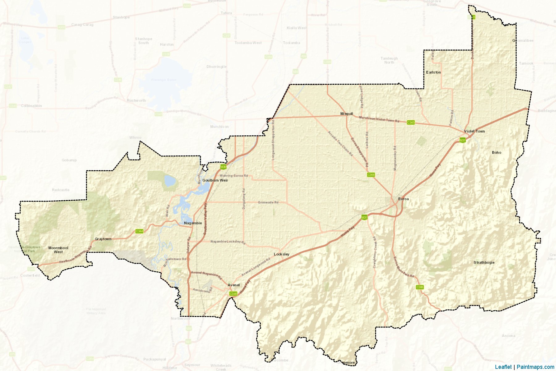 Strathbogie (Victoria) Map Cropping Samples-2