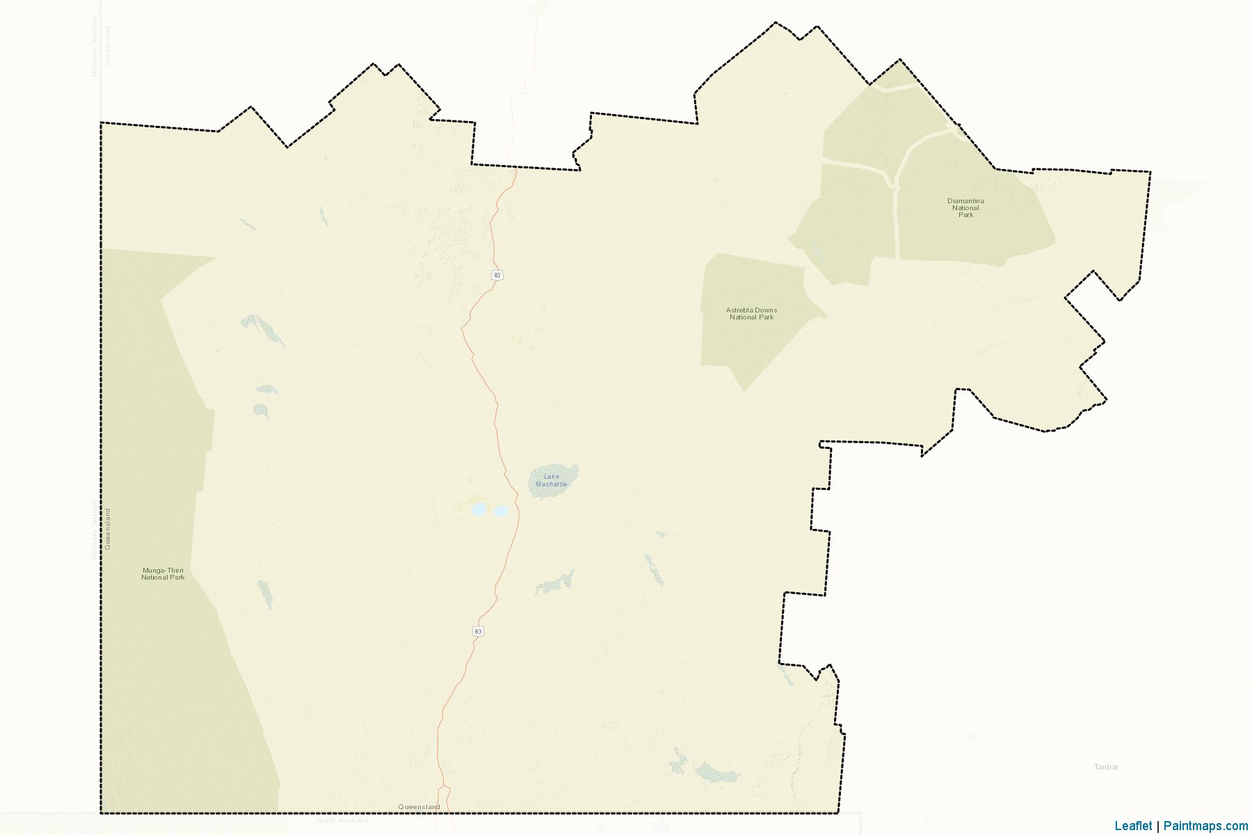 Diamantina (Queensland) Map Cropping Samples-2