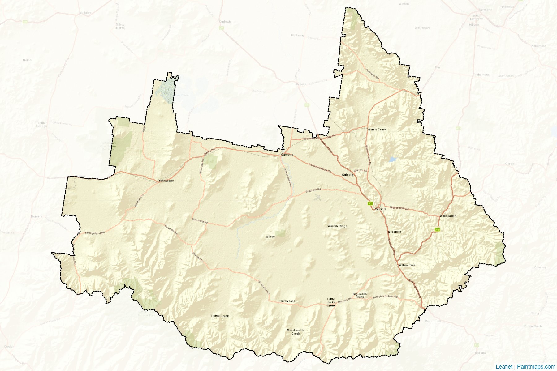 Liverpool Plains (New South Wales) Map Cropping Samples-2