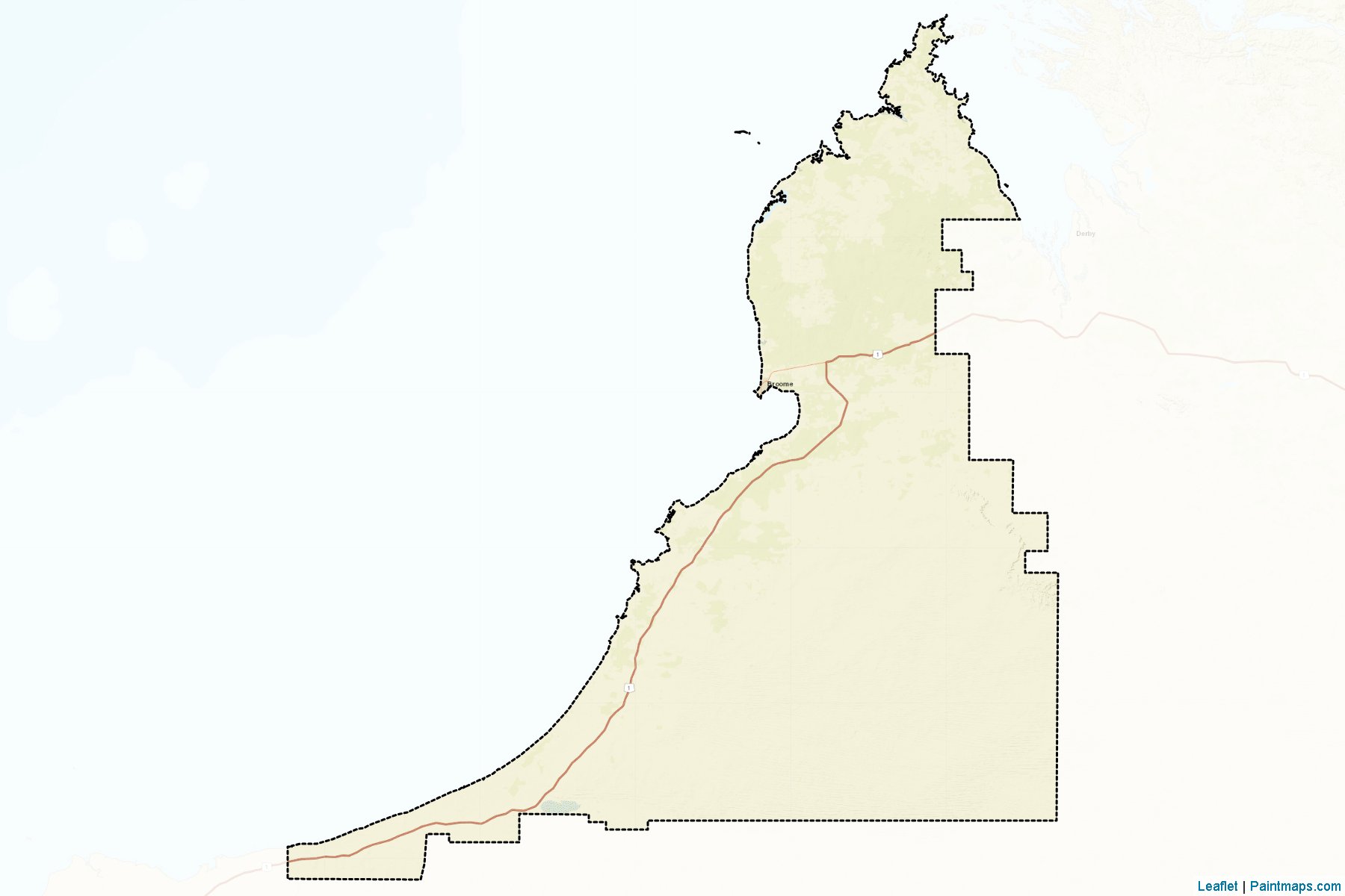 Broome (Western Australia) Map Cropping Samples-2