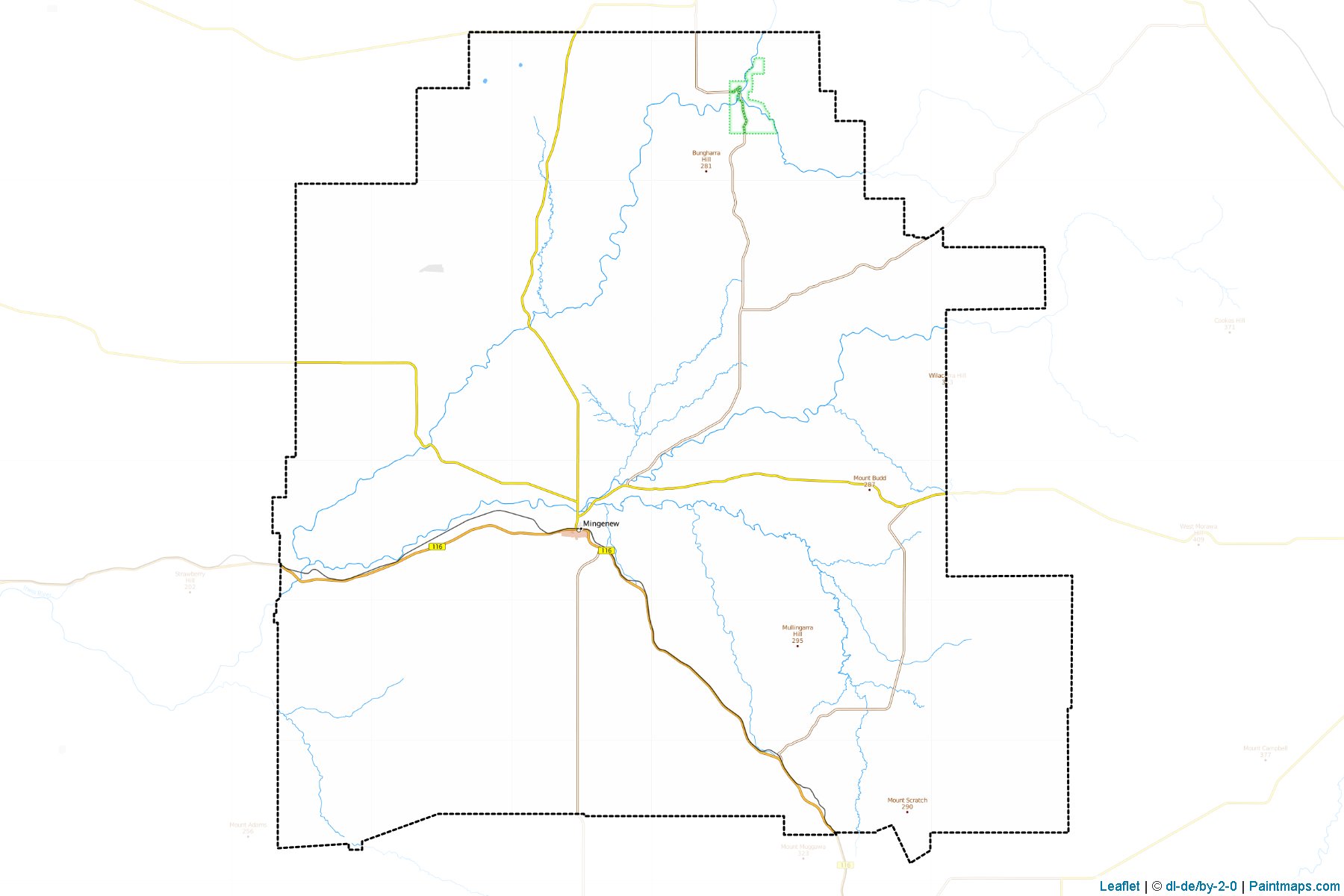 Mingenew (Western Australia) Map Cropping Samples-1