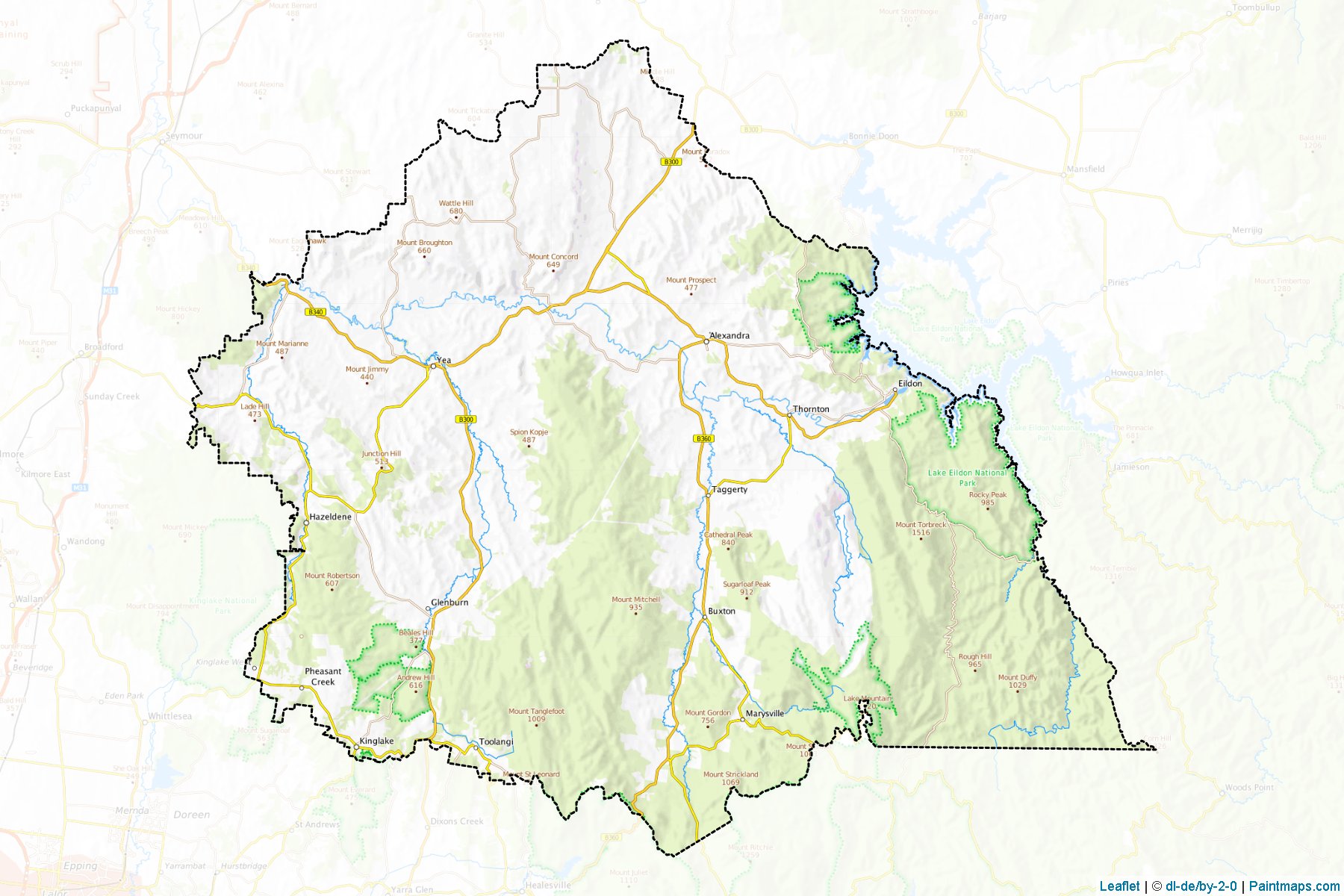 Muestras de recorte de mapas Murrindindi (Victoria)-1