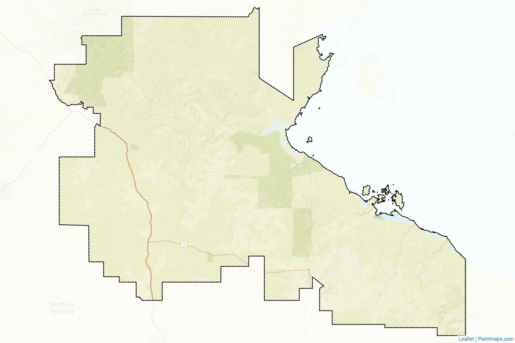 Roper Gulf (Northern Territory) Map Cropping Samples-2