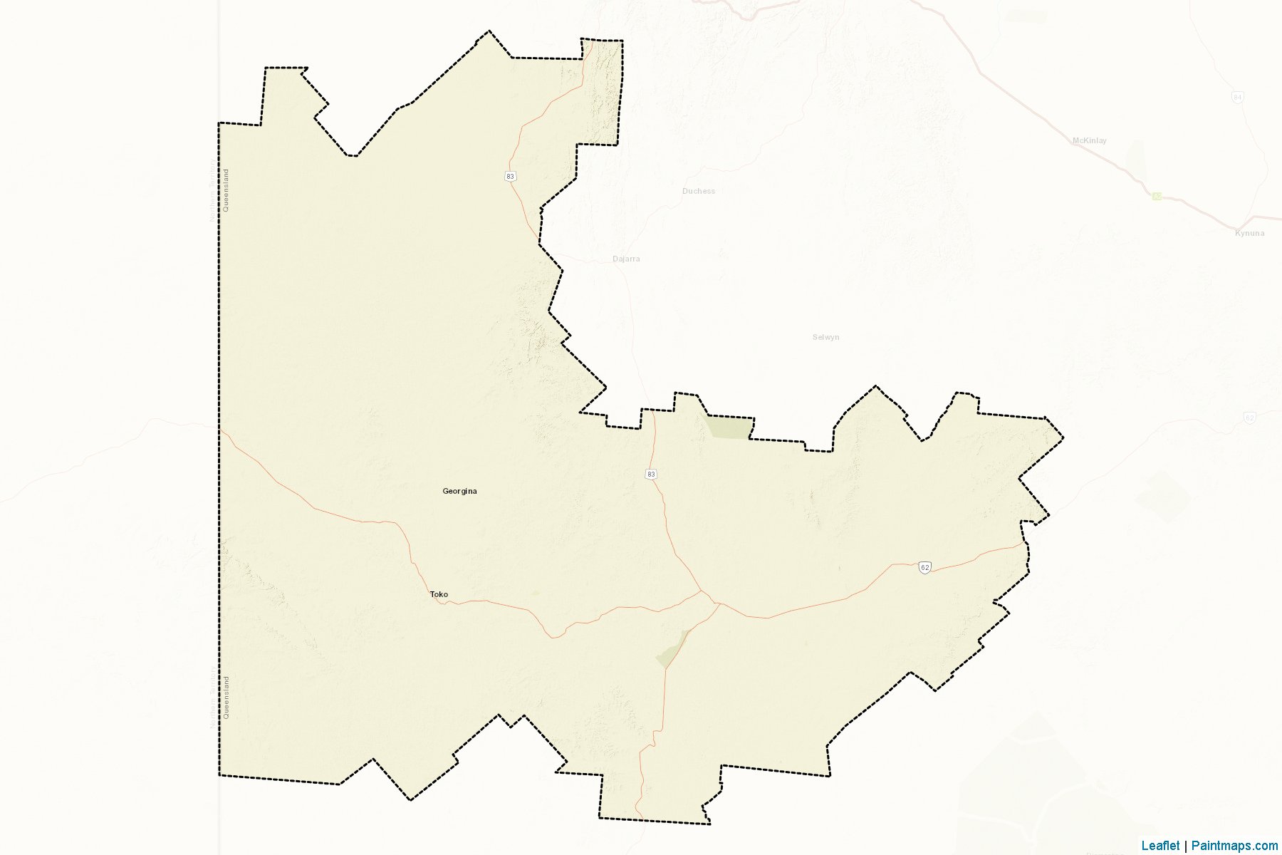 Boulia (Queensland) Map Cropping Samples-2