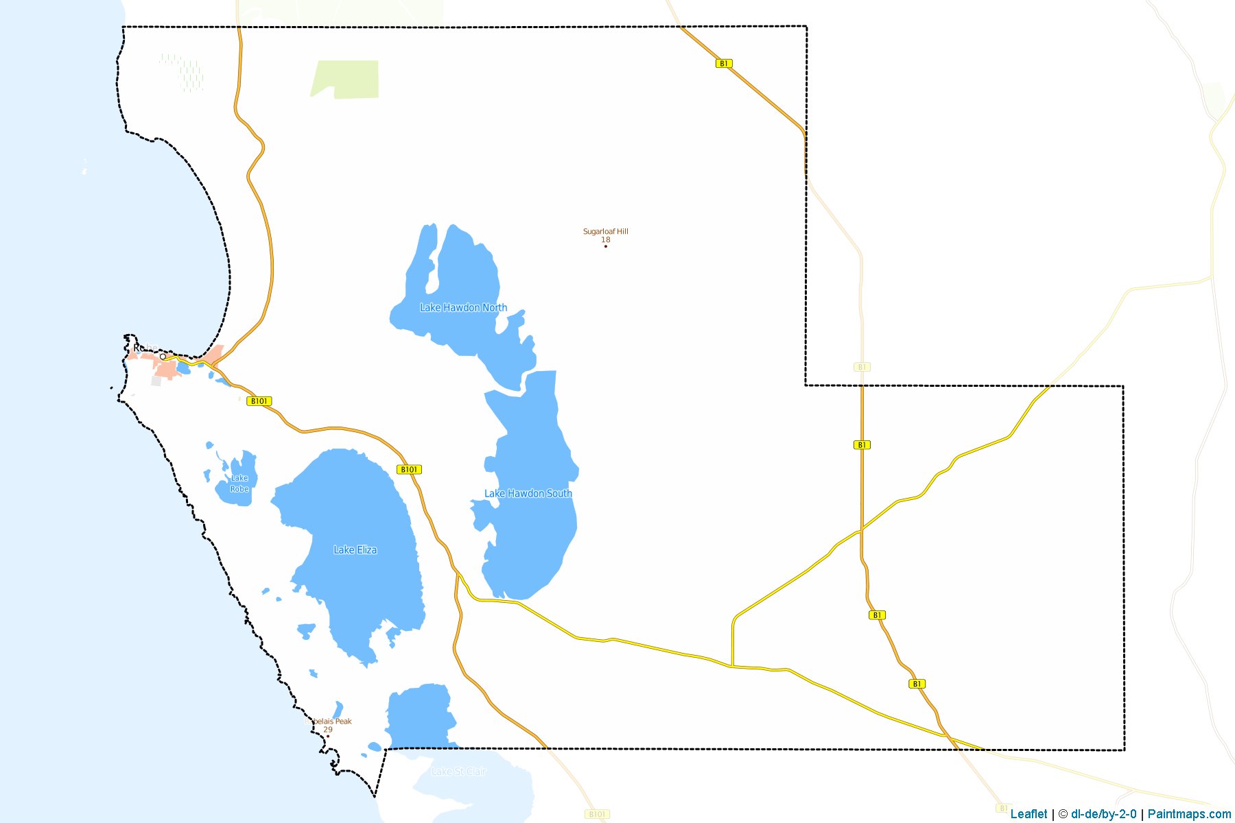 Muestras de recorte de mapas Robe (South Australia)-1