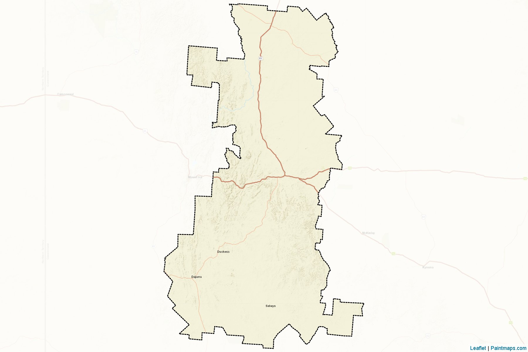 Cloncurry (Queensland) Map Cropping Samples-2