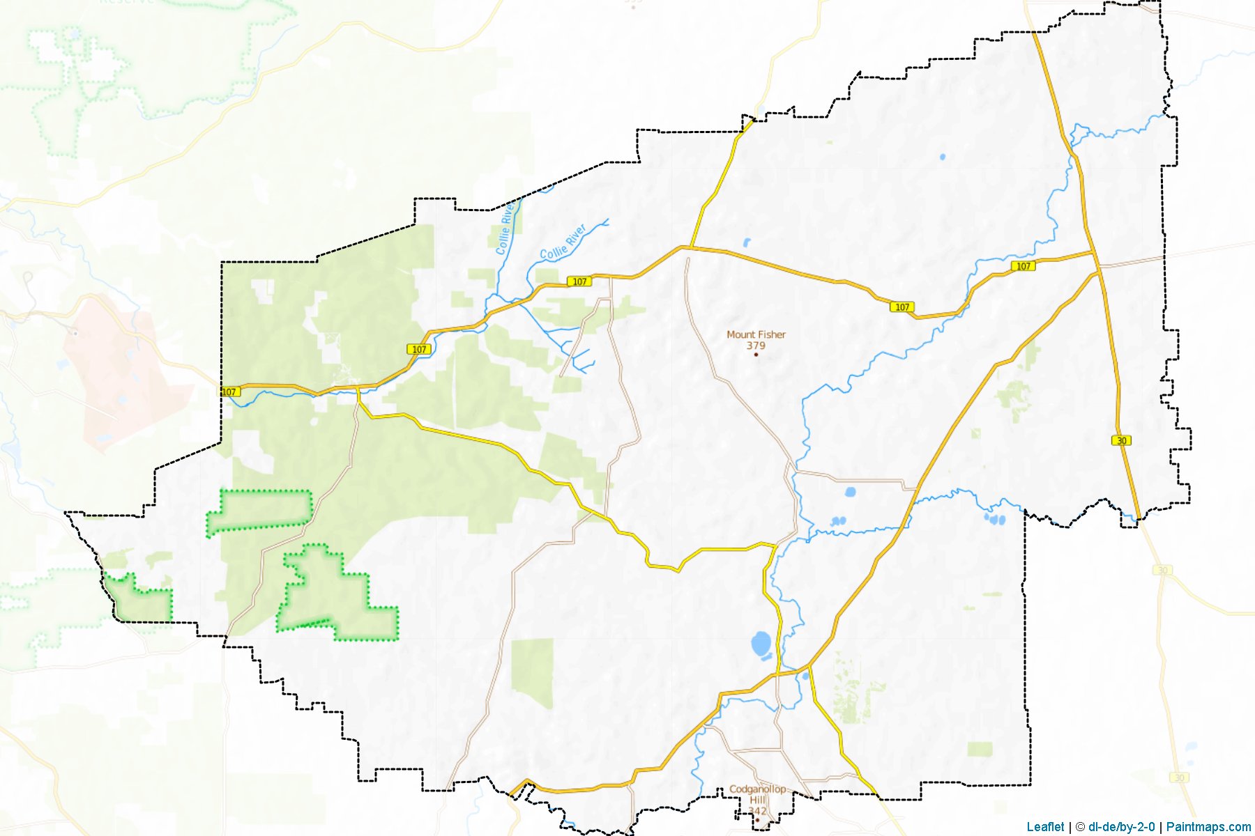 Muestras de recorte de mapas West Arthur (Western Australia)-1