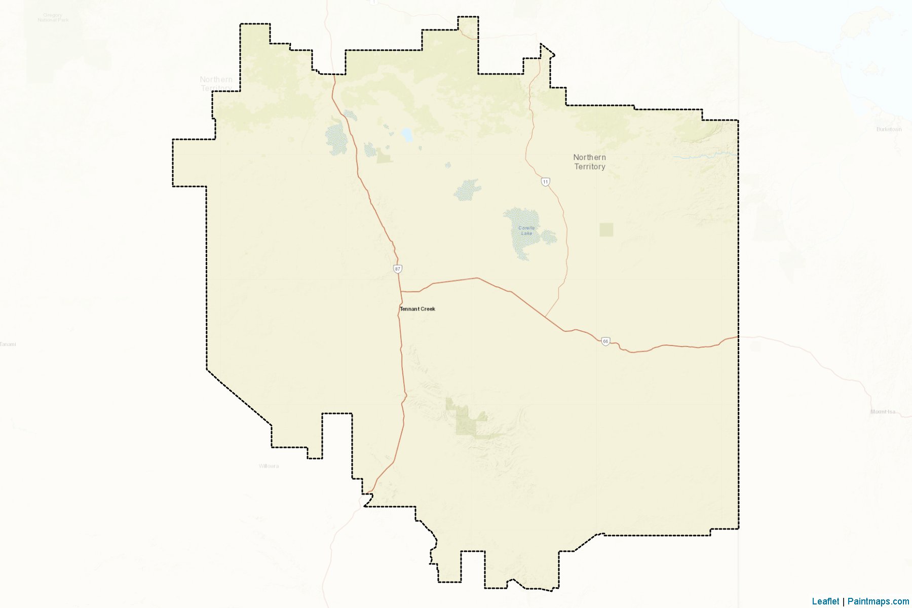 Barkly (Northern Territory) Map Cropping Samples-2