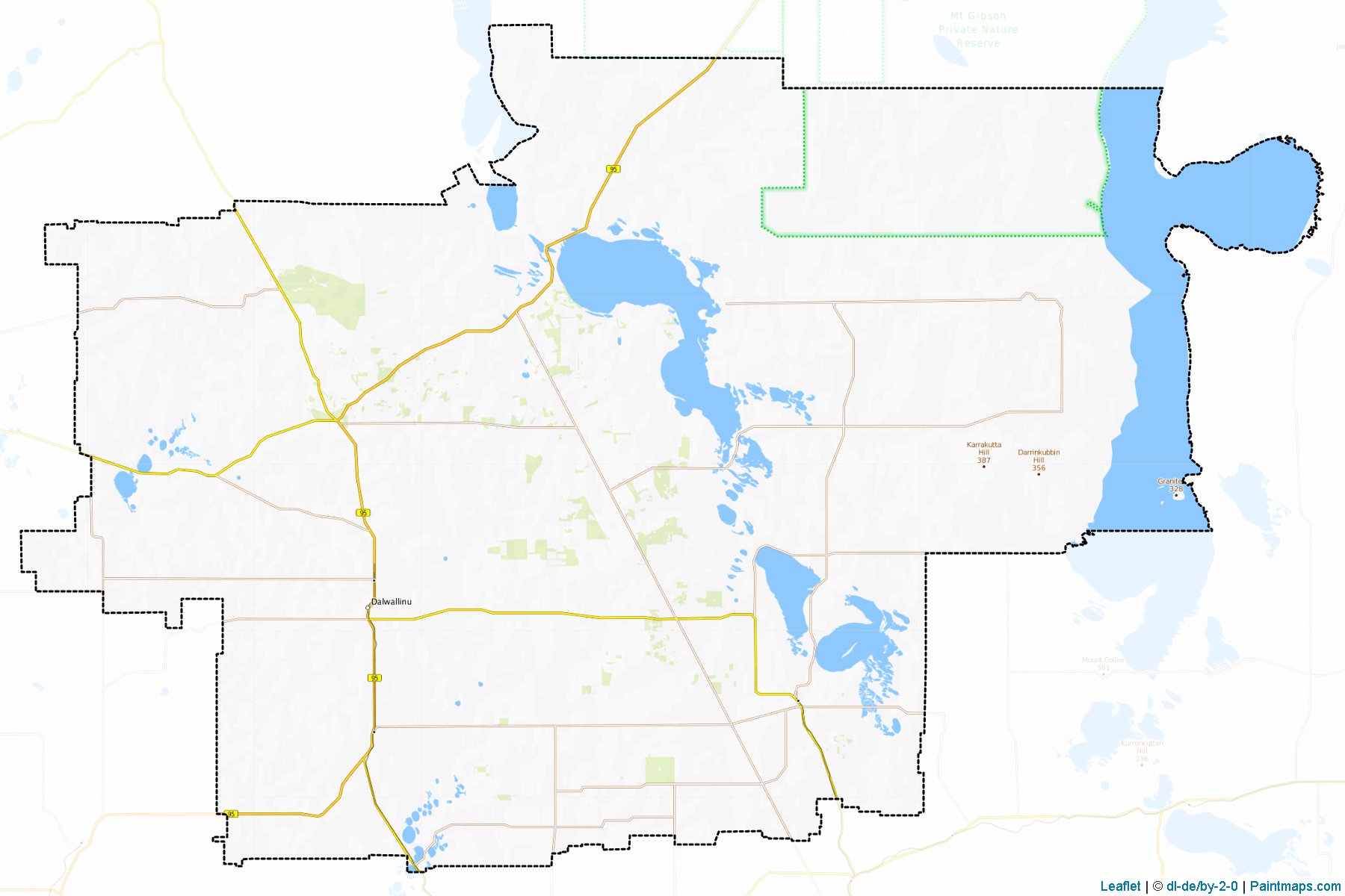 Muestras de recorte de mapas Dalwallinu (Western Australia)-1