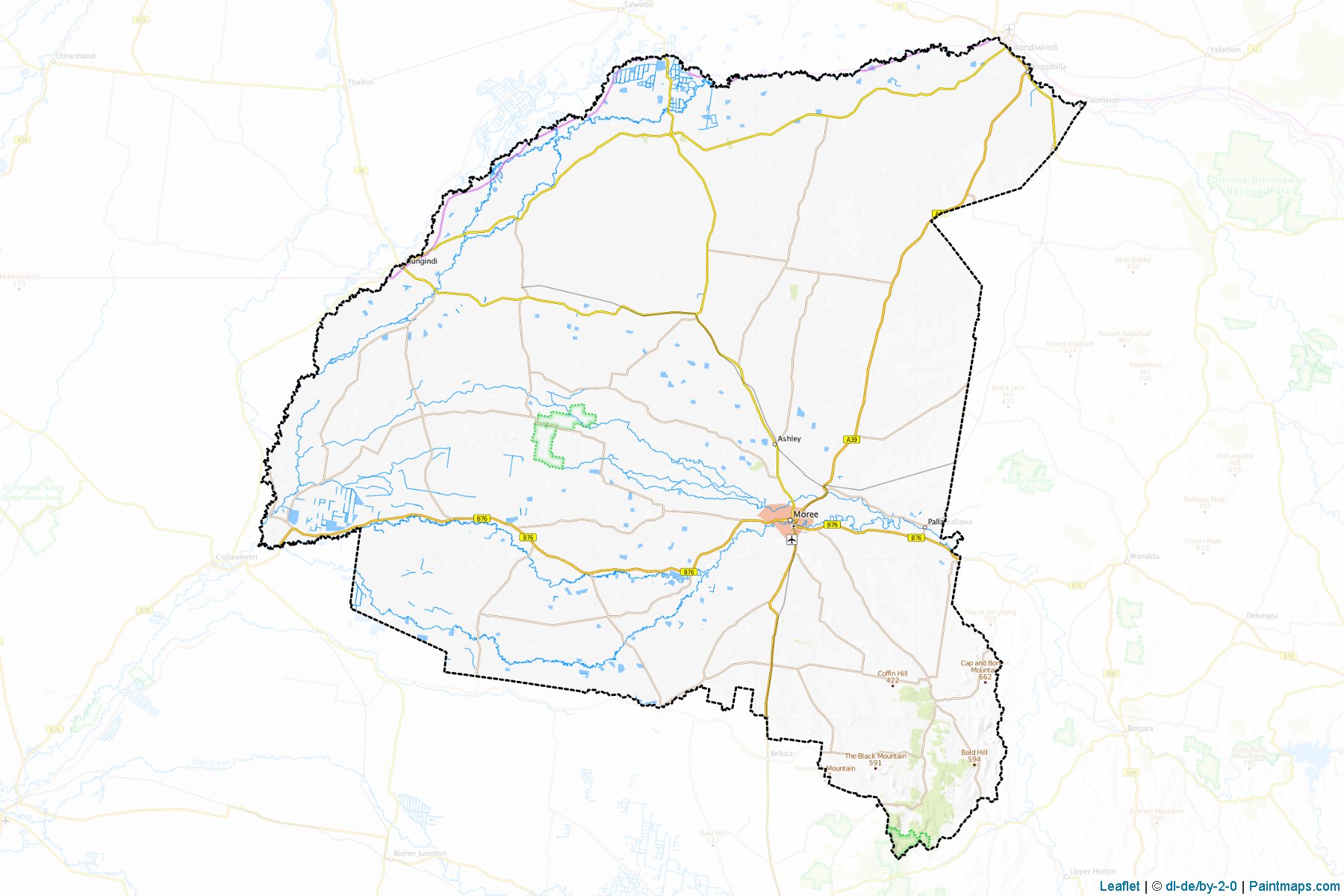 Moree Plains (New South Wales) Map Cropping Samples-1