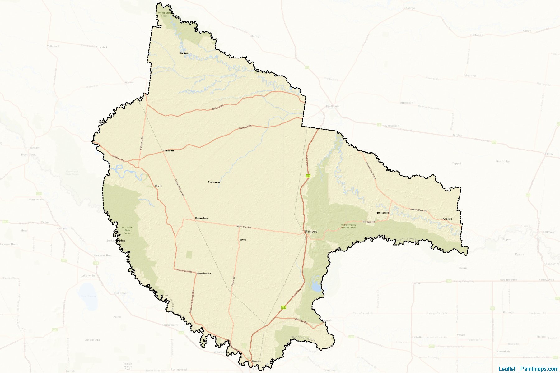 Murray (New South Wales) Map Cropping Samples-2