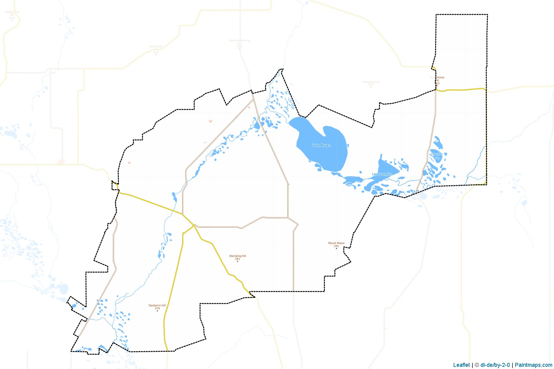 Nungarin (Western Australia) Map Cropping Samples-1