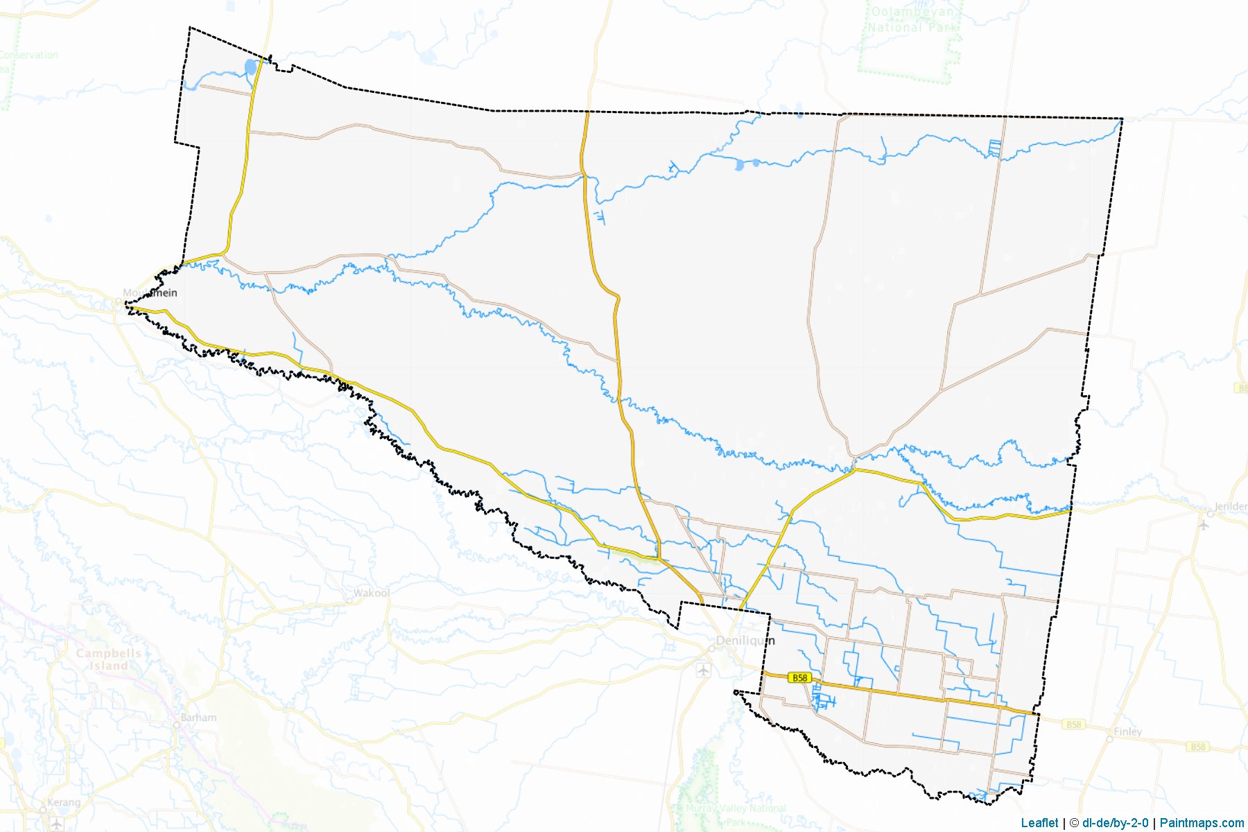 Conargo (New South Wales) Map Cropping Samples-1