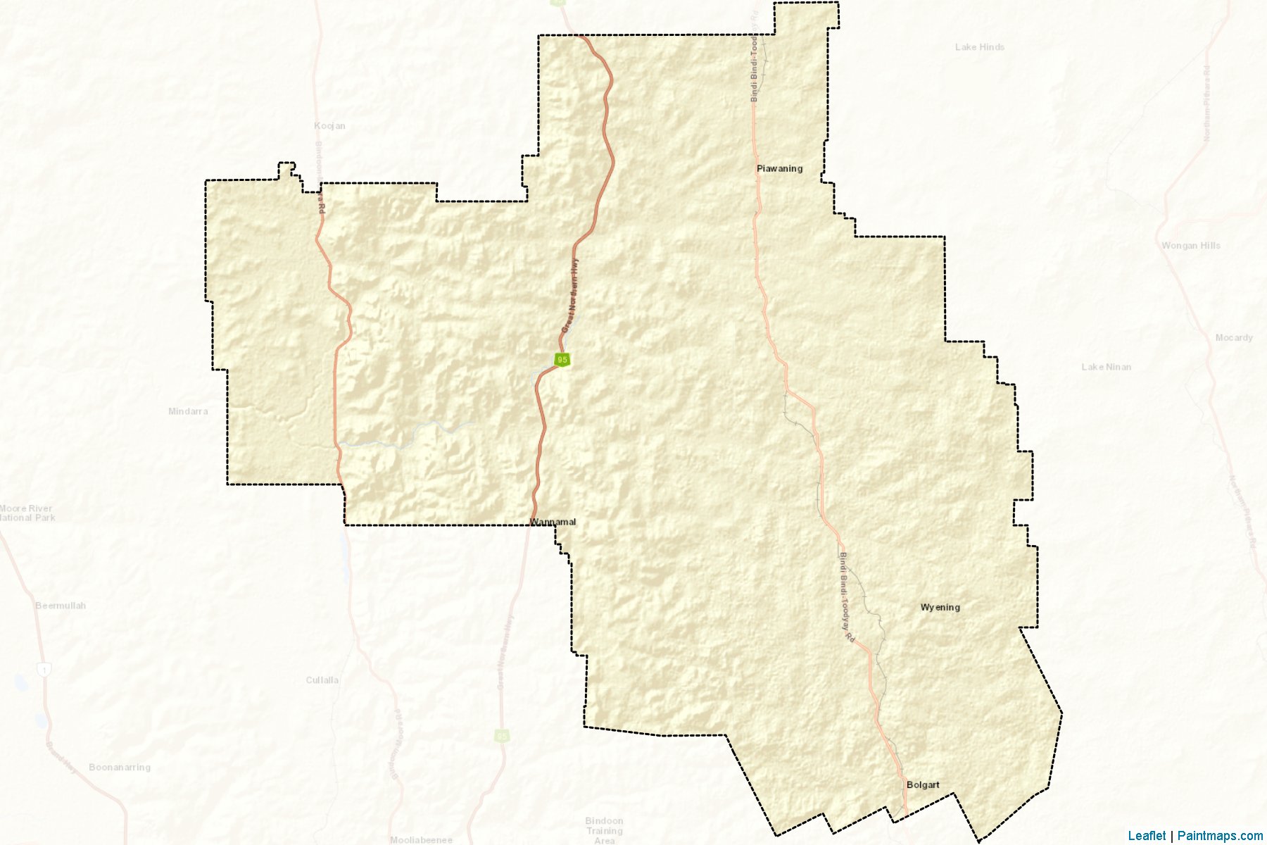 Victoria Plains (Western Australia) Map Cropping Samples-2