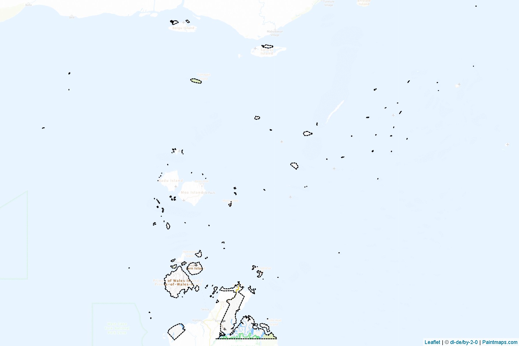 Torres (Queensland) Map Cropping Samples-1