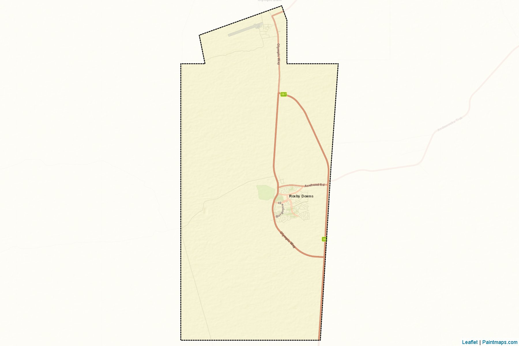 Muestras de recorte de mapas Roxby Downs (South Australia)-2