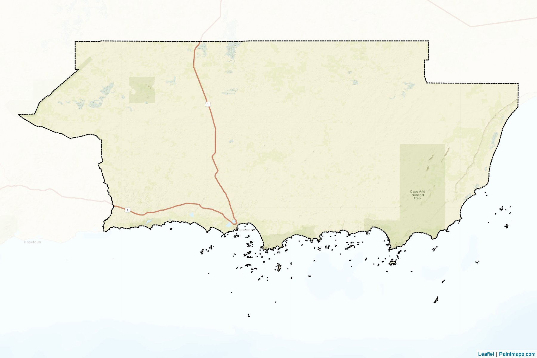 Muestras de recorte de mapas Esperance (Western Australia)-2