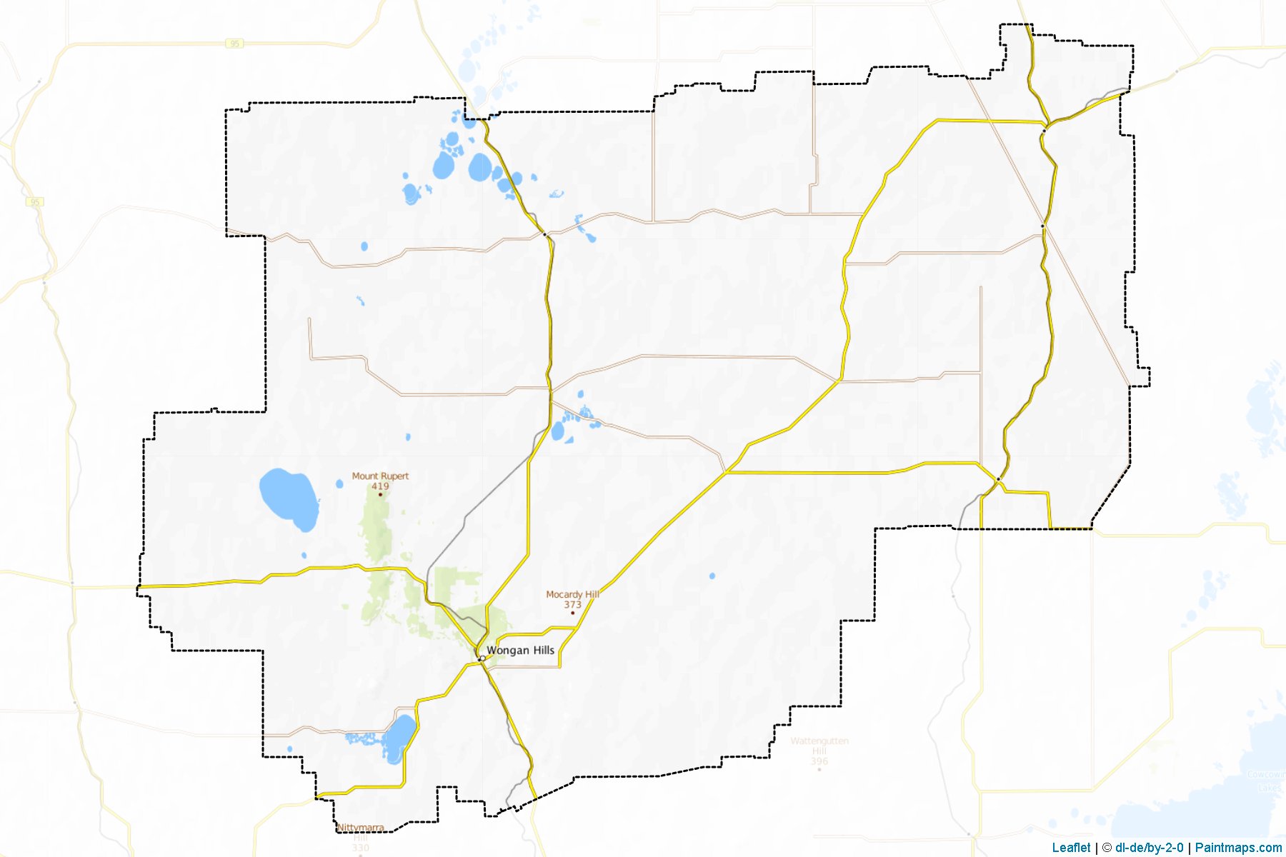 Wongan-Ballidu (Western Australia) Map Cropping Samples-1