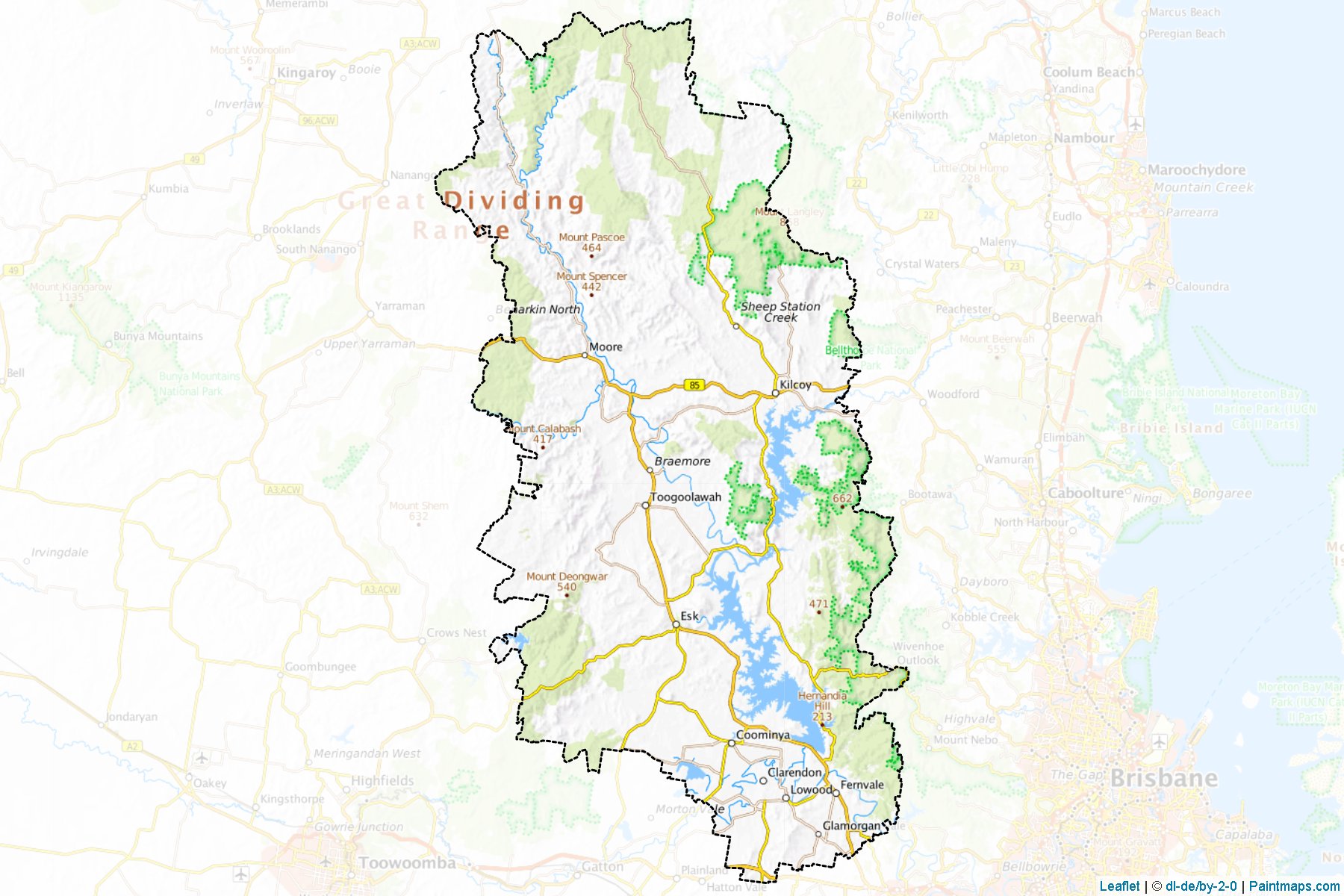 Somerset (Queensland) Map Cropping Samples-1