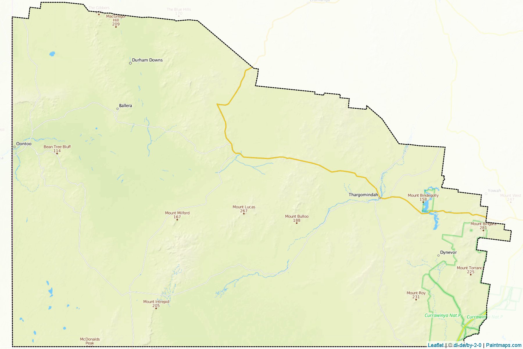 Bulloo (Queensland) Map Cropping Samples-1