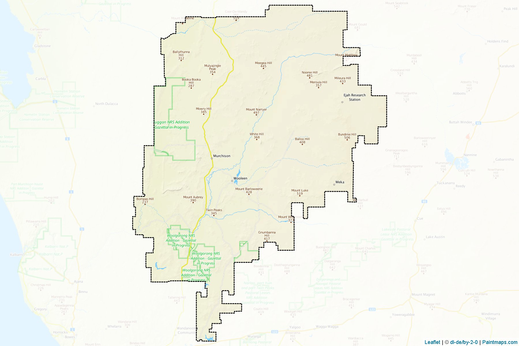 Murchison (Western Australia) Map Cropping Samples-1