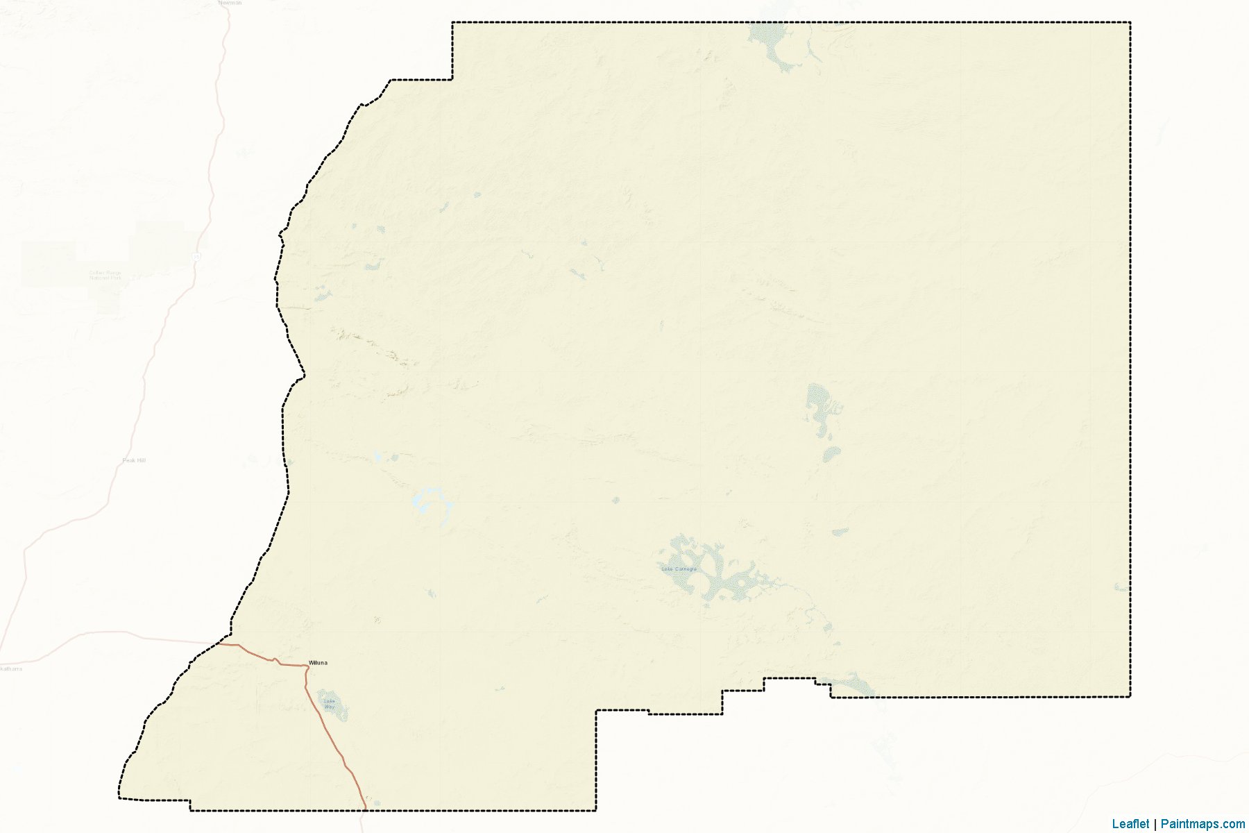 Wiluna (Western Australia) Map Cropping Samples-2