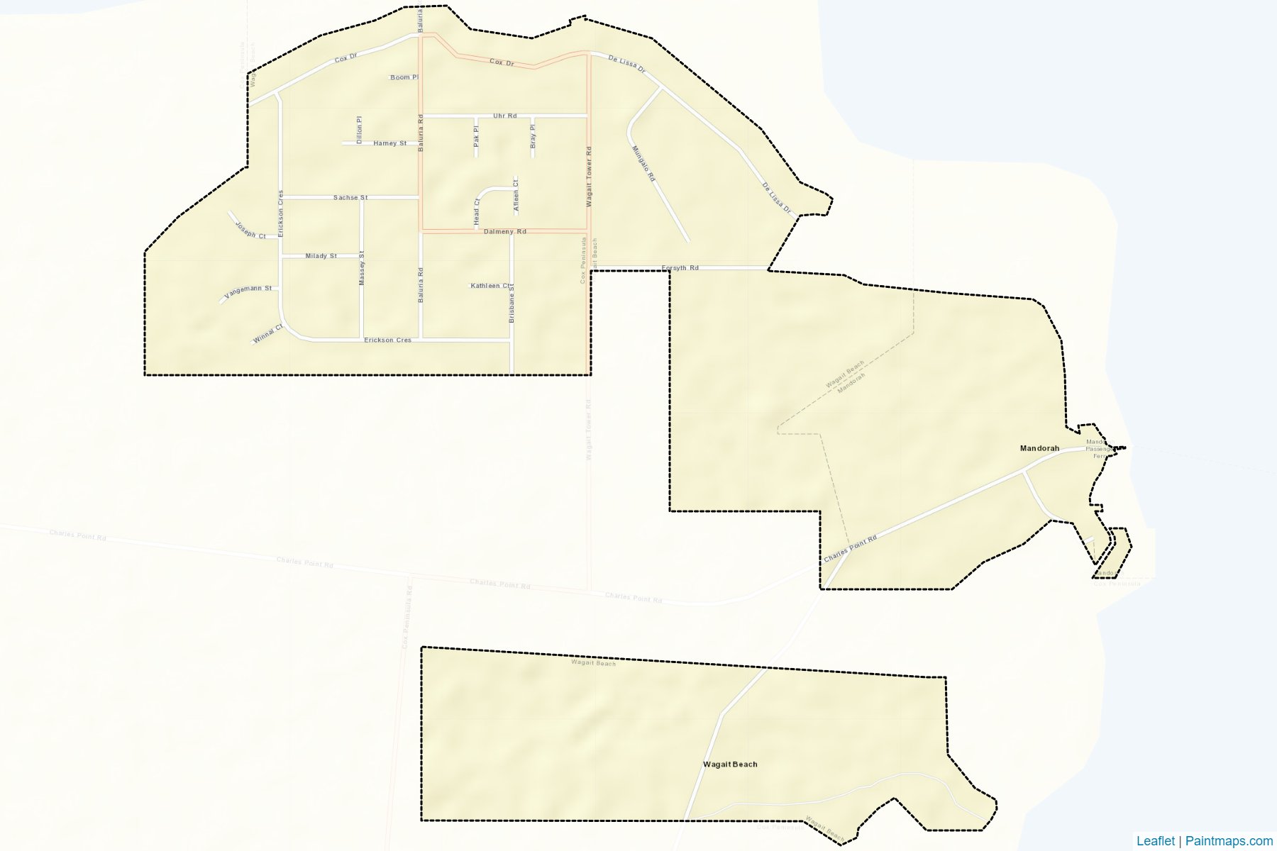 Muestras de recorte de mapas Wagait (Northern Territory)-2