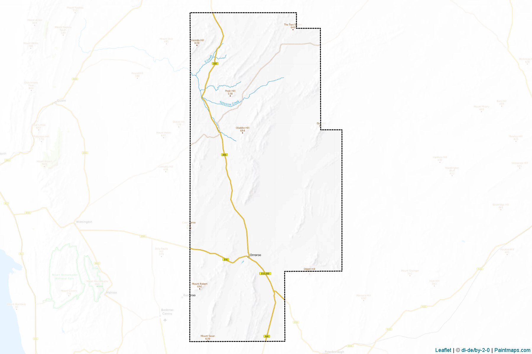 Orroroo/Carrieton (South Australia) Map Cropping Samples-1