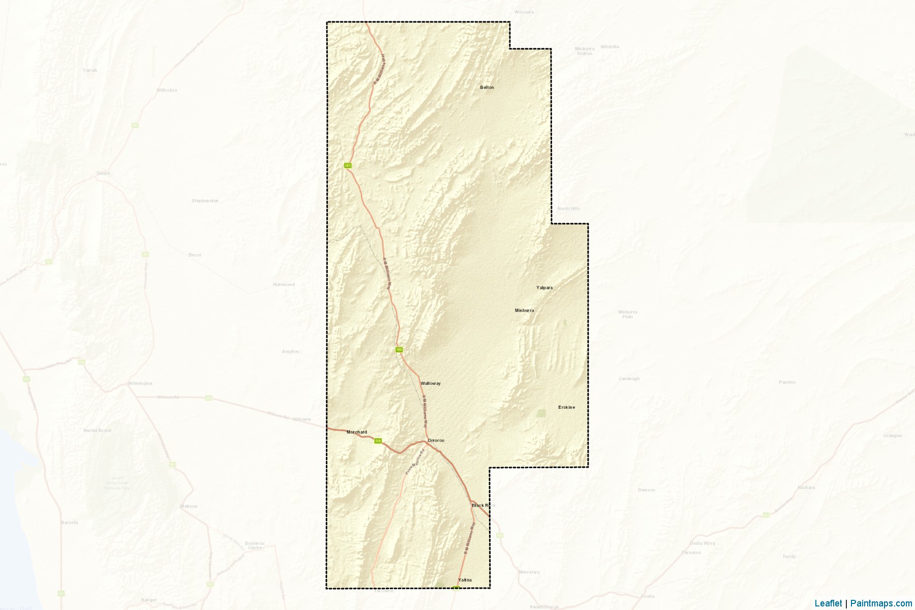 Orroroo/Carrieton (South Australia) Map Cropping Samples-2