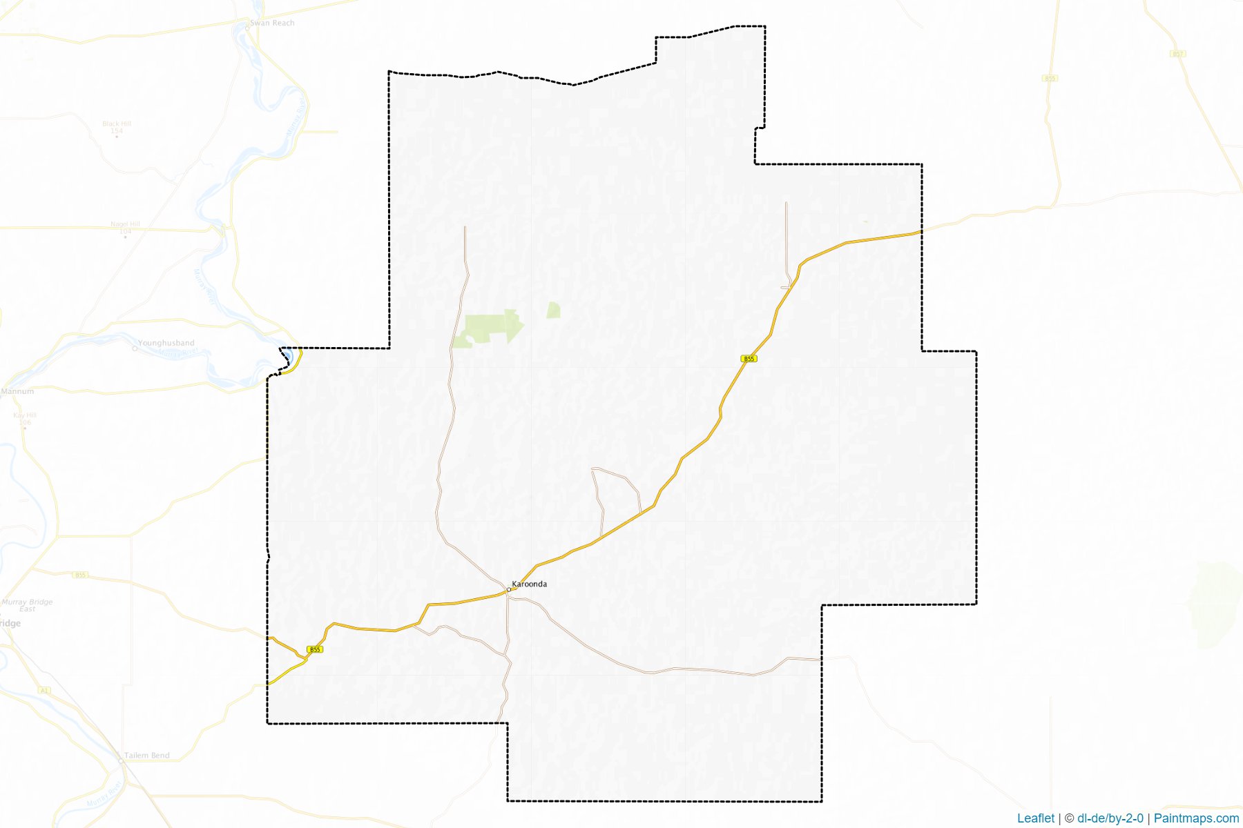 Muestras de recorte de mapas Karoonda East Murray (South Australia)-1