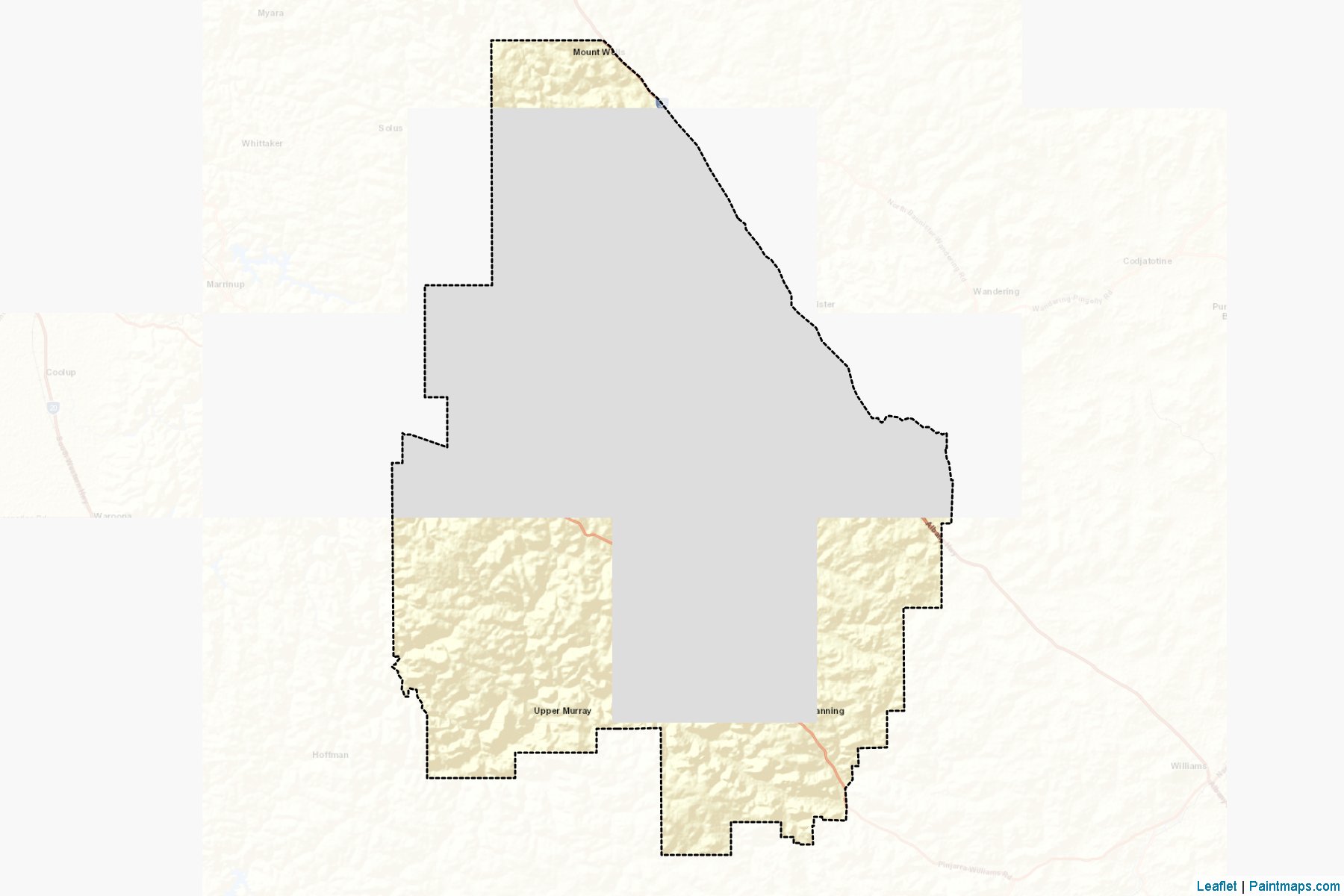 Boddington (Western Australia) Map Cropping Samples-2