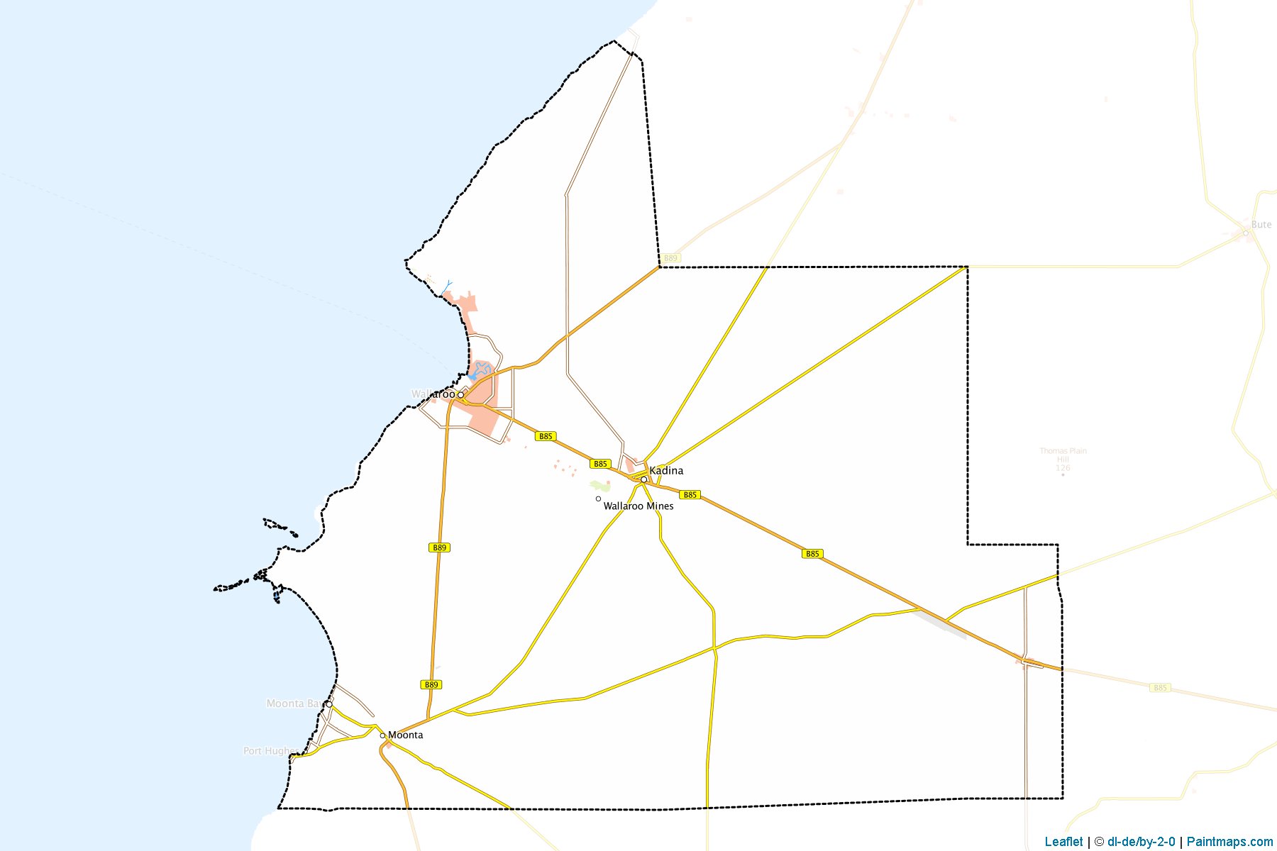 Copper Coast (South Australia) Map Cropping Samples-1