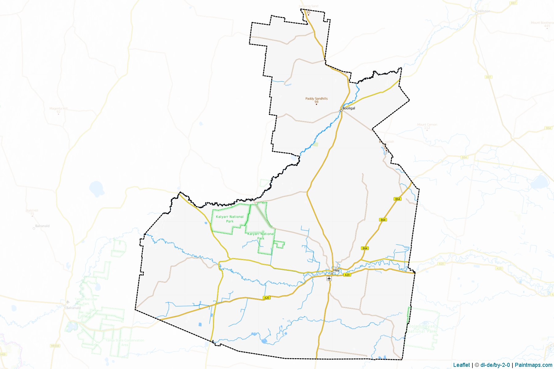 Hay (New South Wales) Map Cropping Samples-1