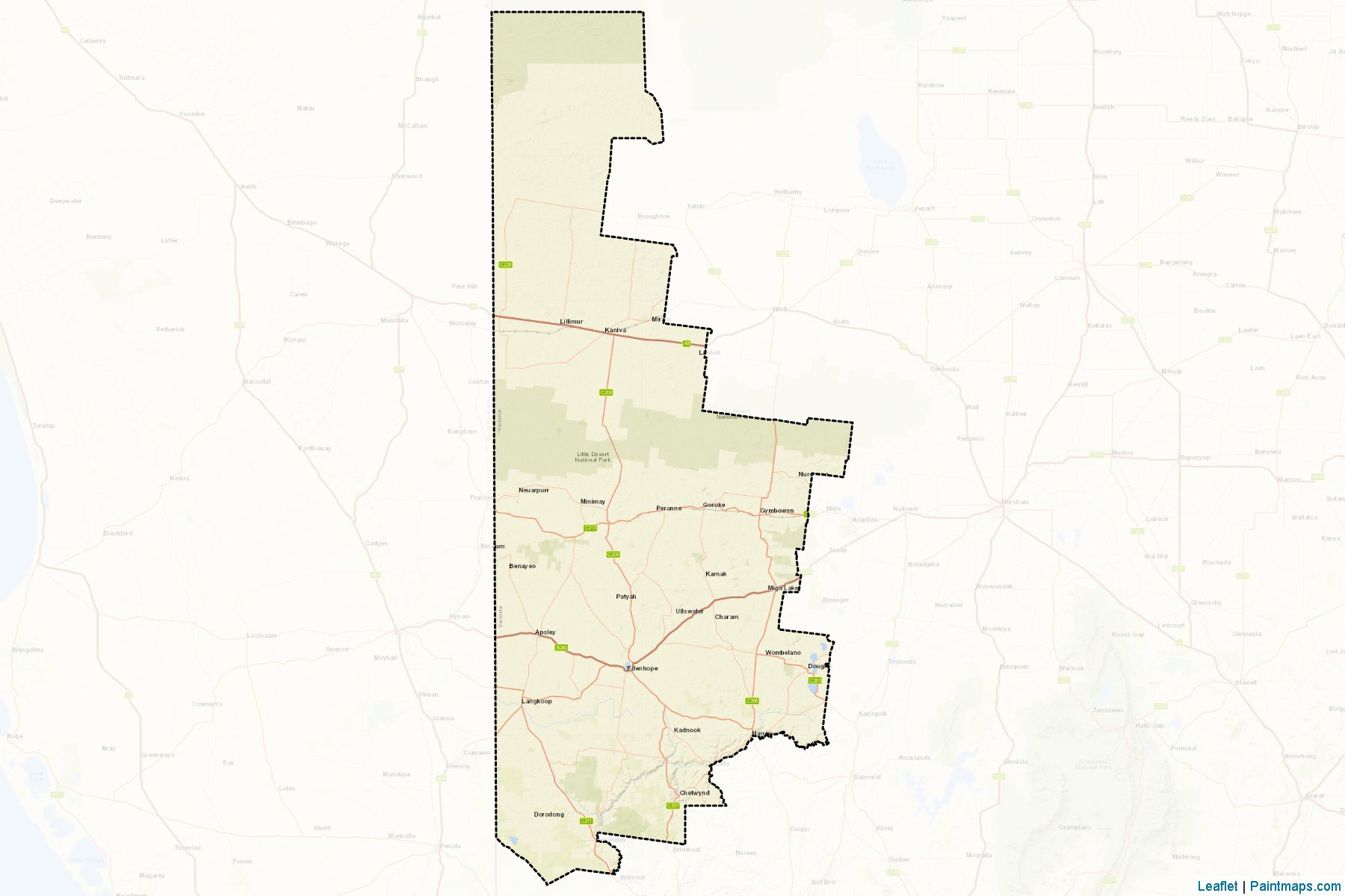 West Wimmera (Victoria) Map Cropping Samples-2