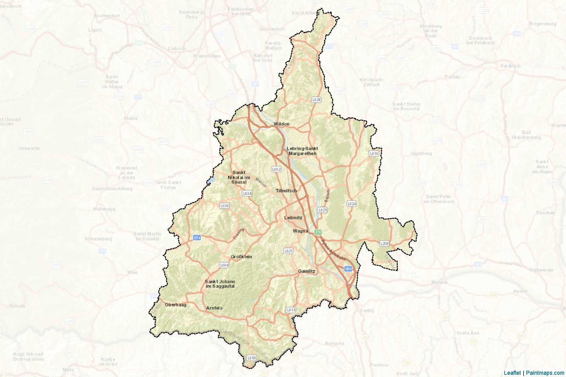 Leibnitz (Steiermark) Haritası Örnekleri-2