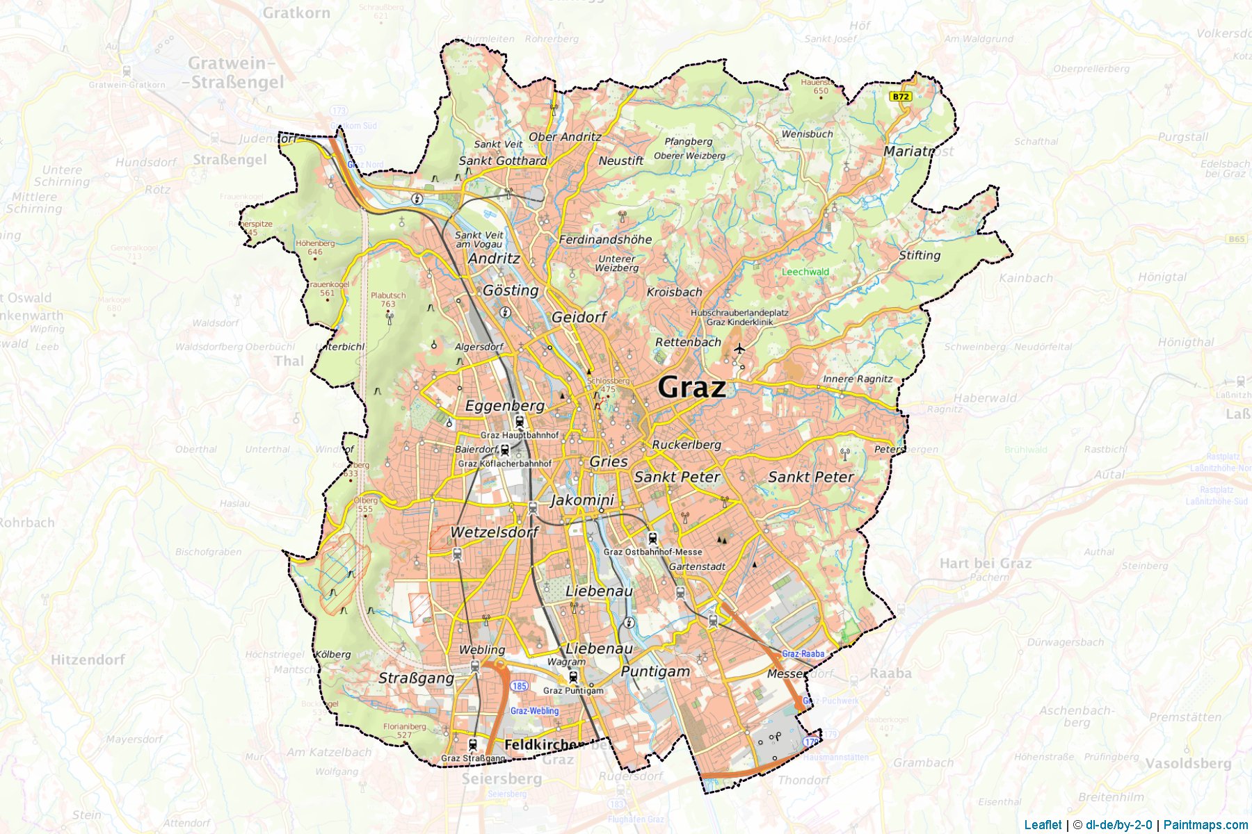 Graz (Styria) Map Cropping Samples-1