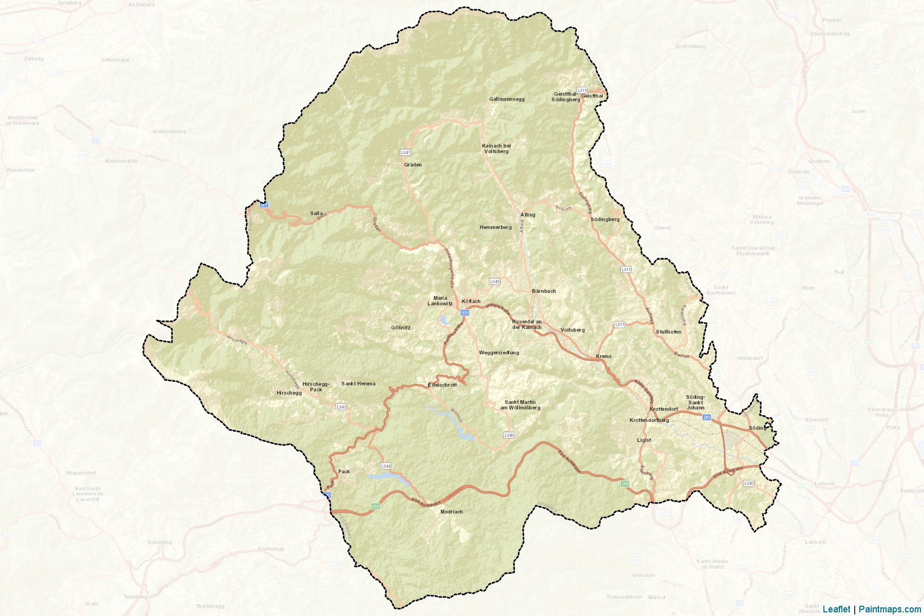 Voitsberg (Steiermark) Haritası Örnekleri-2