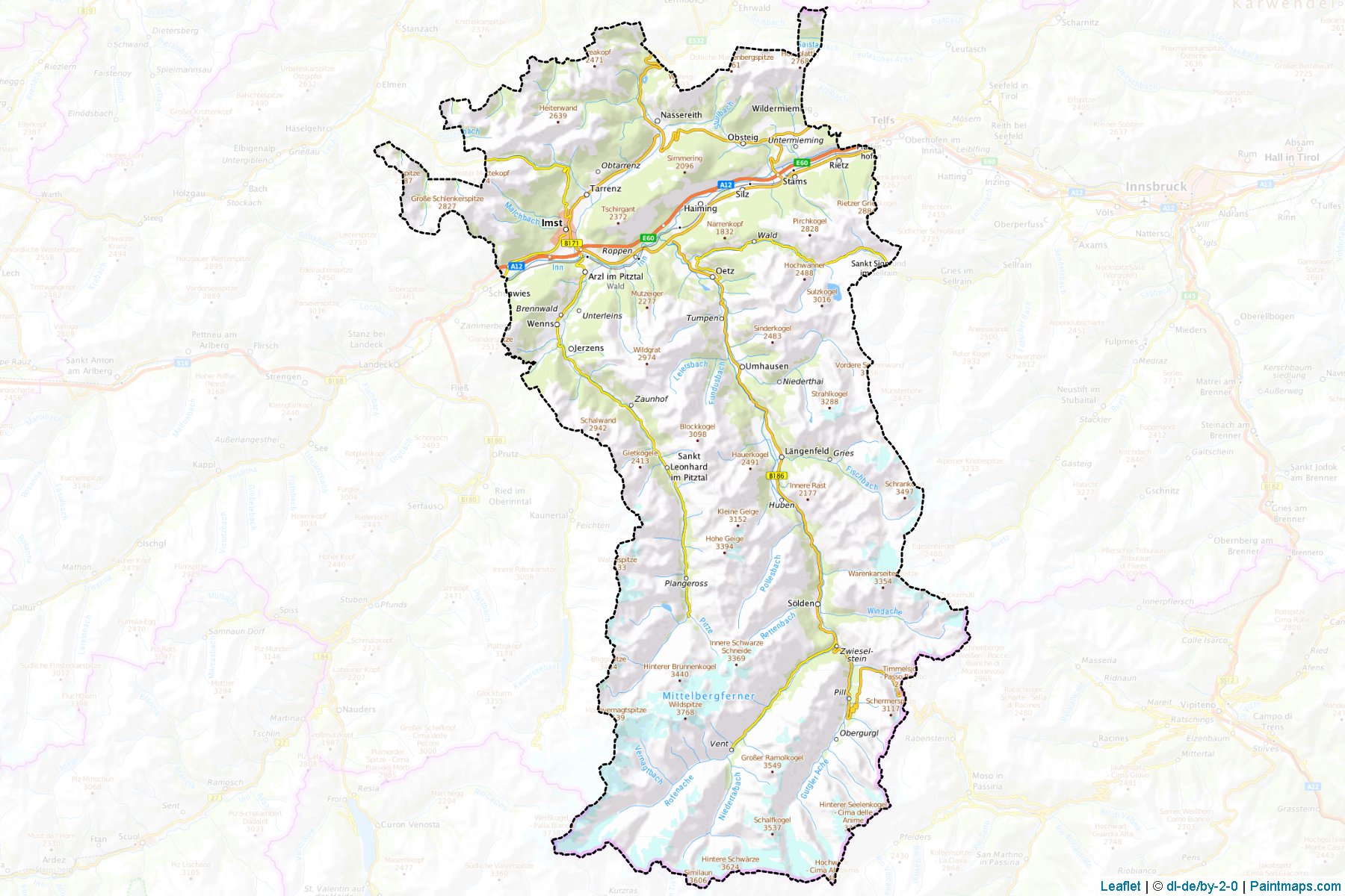 Imst (Tyrol) Map Cropping Samples-1