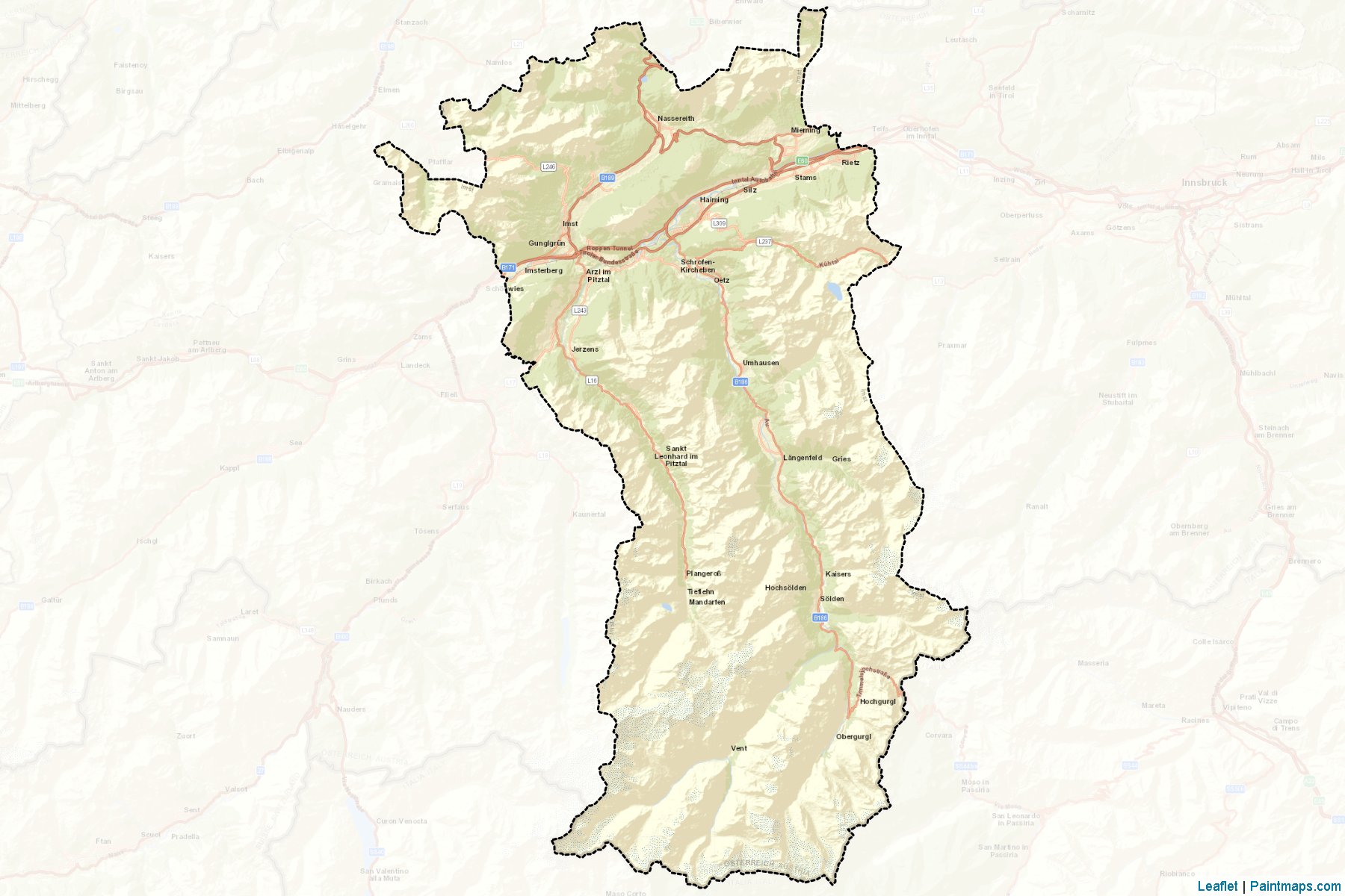 Imst (Tyrol) Map Cropping Samples-2