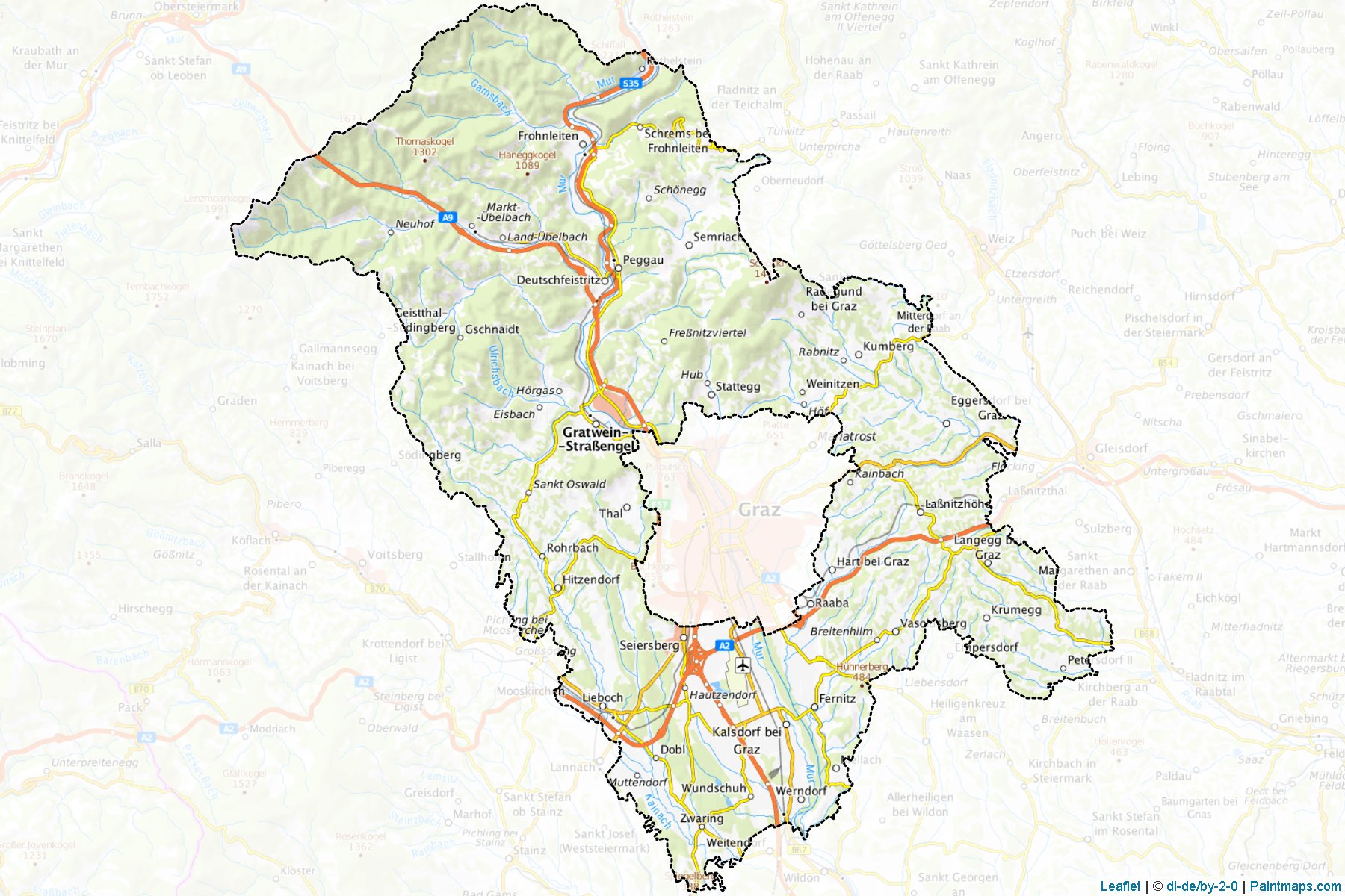 Graz Umgebung (Styria) Map Cropping Samples-1